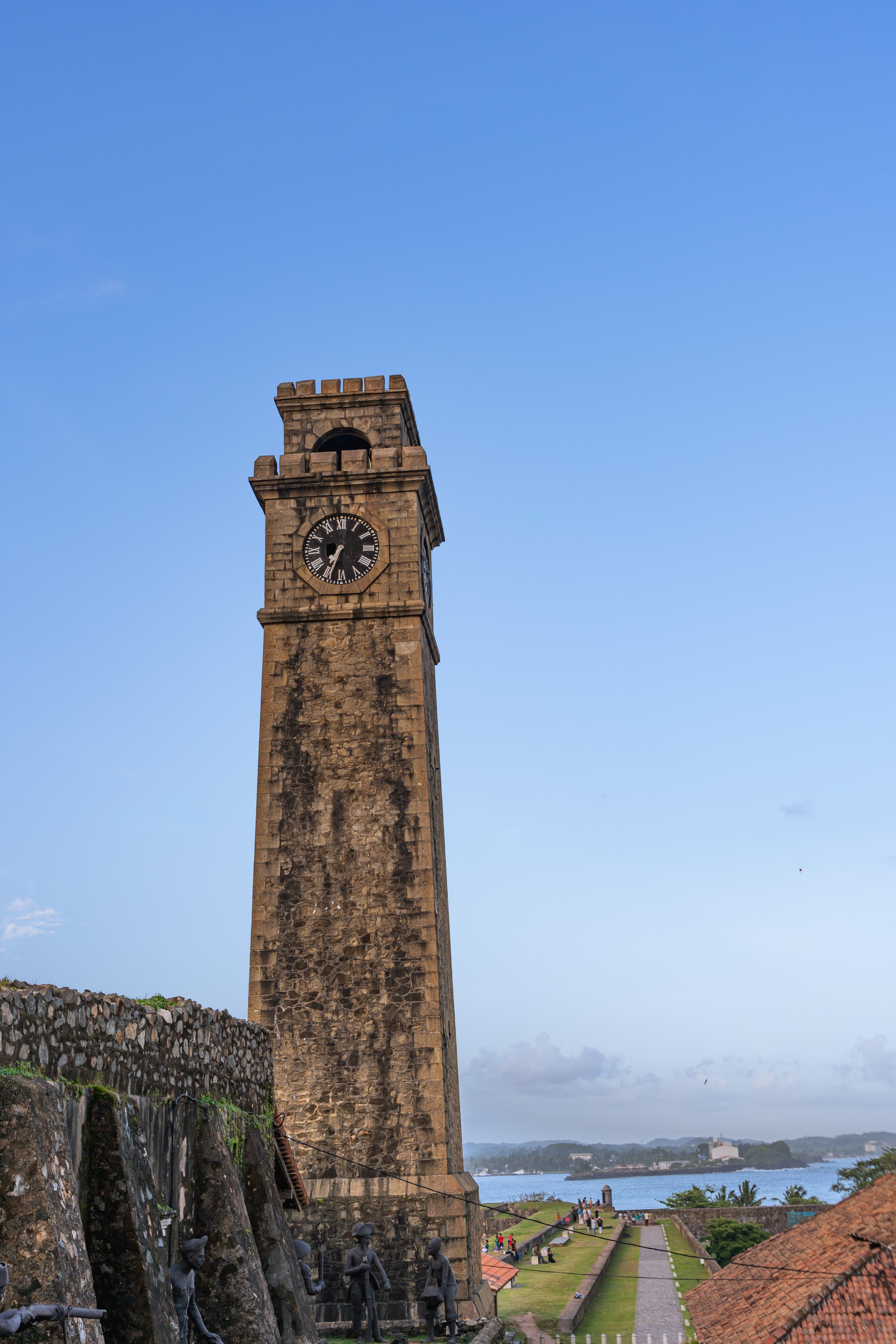 4000x6000 Historic Clock Tower at Galle Fort, Sri Lanka · Free