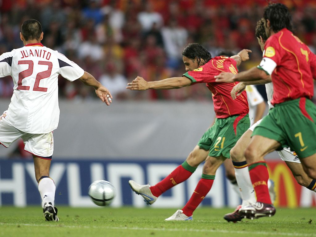 1024x768 Nuno Gomes (Portugal 1 0 Spain, Euro 2004). Loved The Revelation By Gomes That When Portugal Were 1 0 Up And Under Real Pressure From The Spanish He Told Puyol: “calm Down