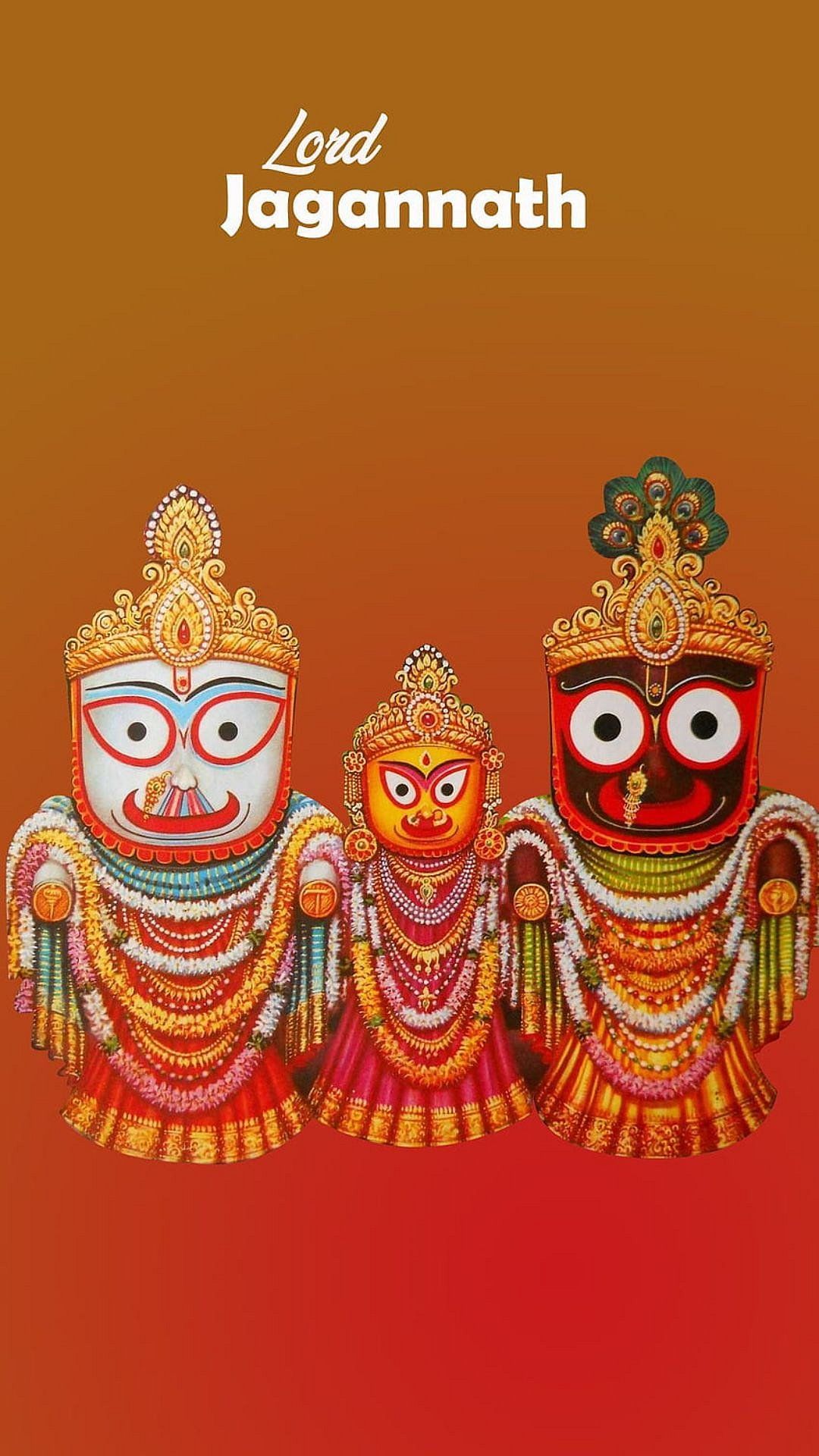 1080x1920 Mesmerising Image Of Lord Jagannath For Phone And Desktop Wallpaper