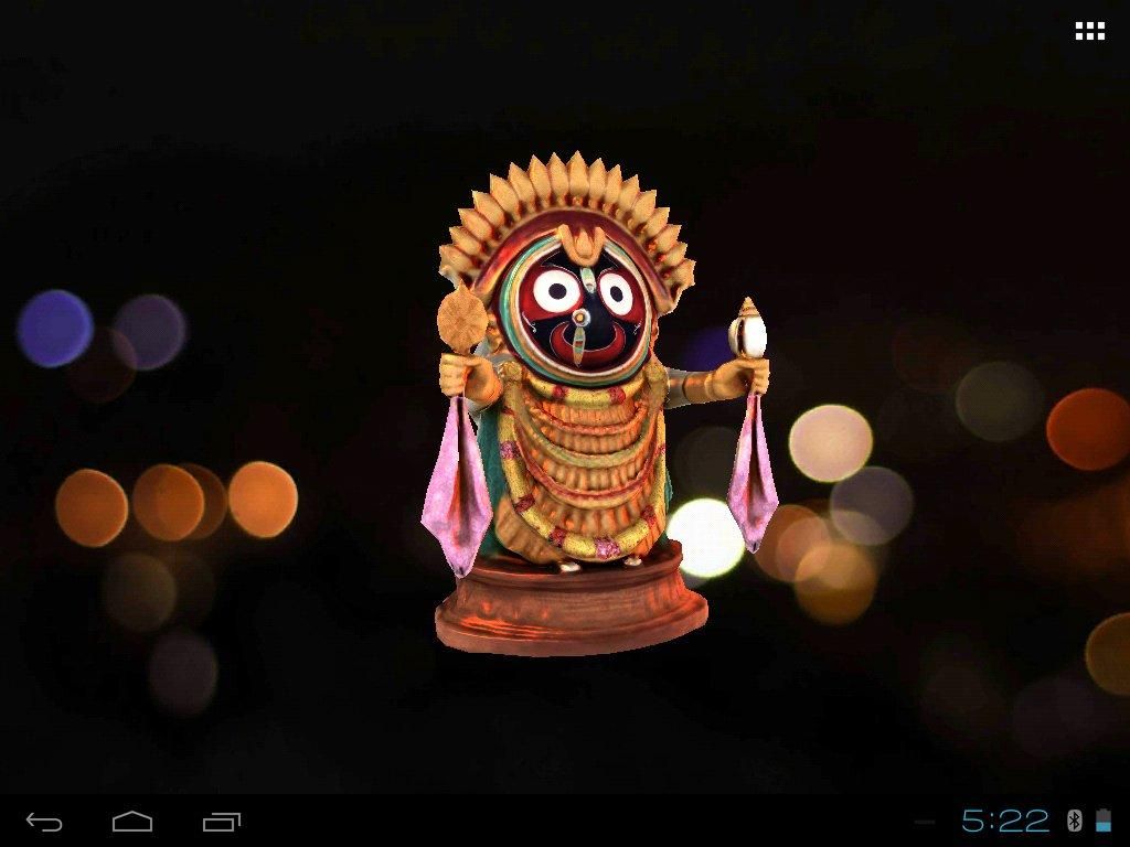 1024x768 3D Jagannath Live Wallpaper for Android