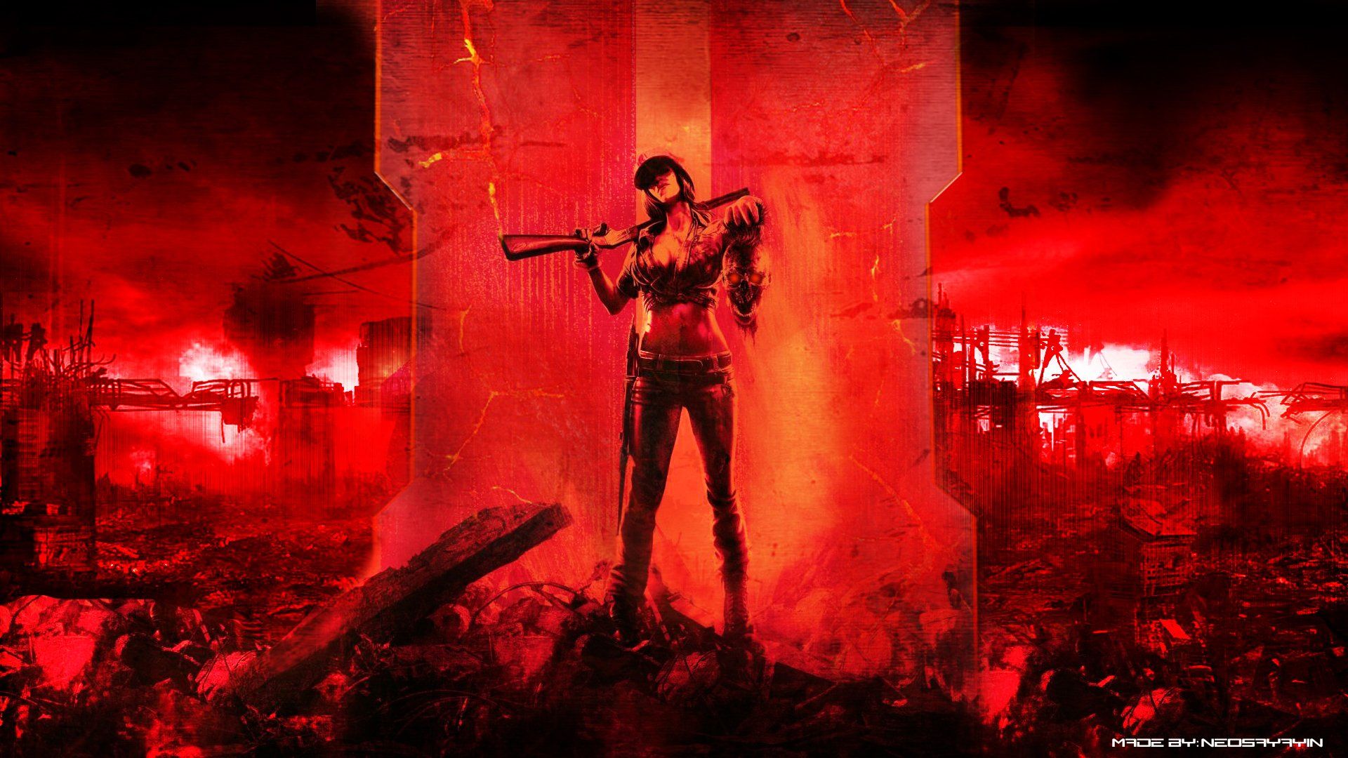 1920x1080 Call of Duty: Black Ops II HD Wallpaper and Intense Artworkx1080