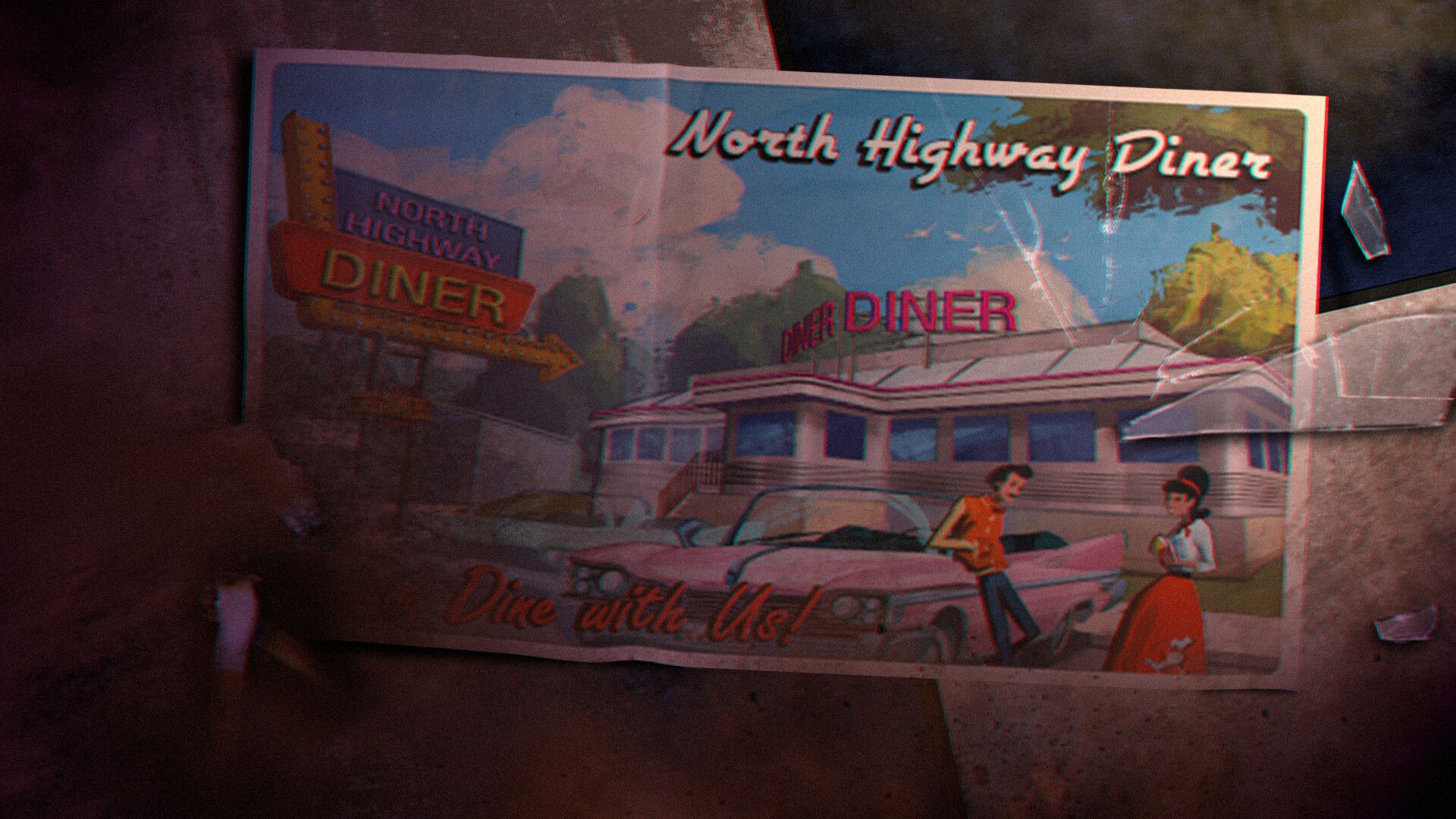 1920x1080 Call Of Duty: Tranzit Diner Inspired Postcard