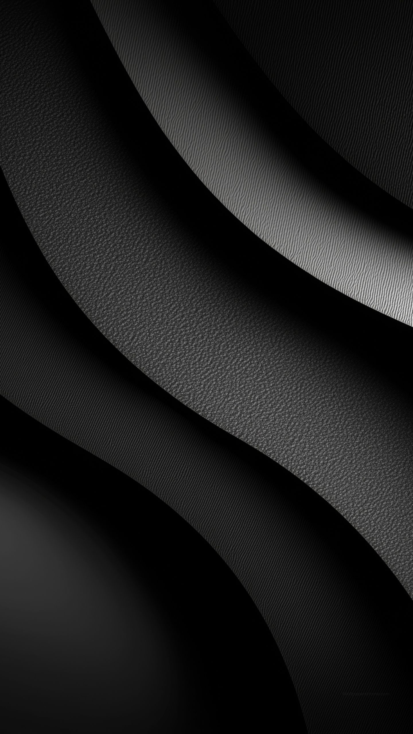 1440x2560 Black waves Wallpaper 4K technology, Dynamic patterns