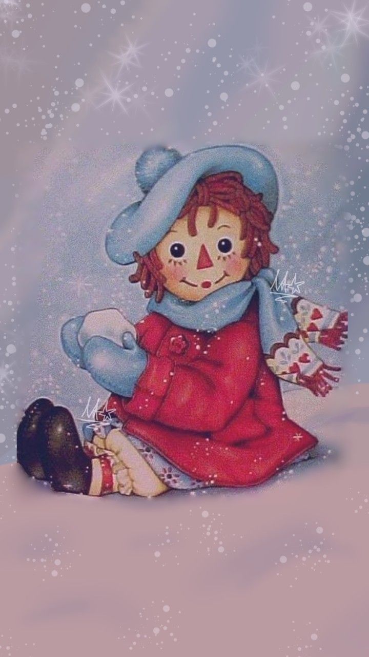 720x1280 Winter / Christmas Raggedy Ann wallpaper