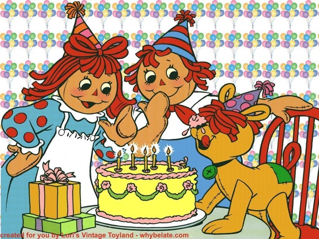 1024x768 Raggedy Ann And Andy Wallpaper