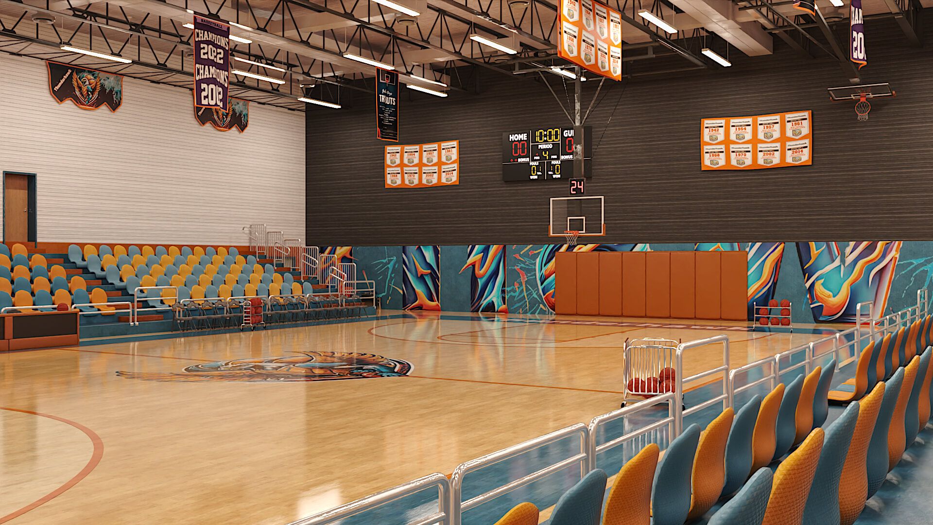 1920x1080 HS Basketball Gym Thunderhawk