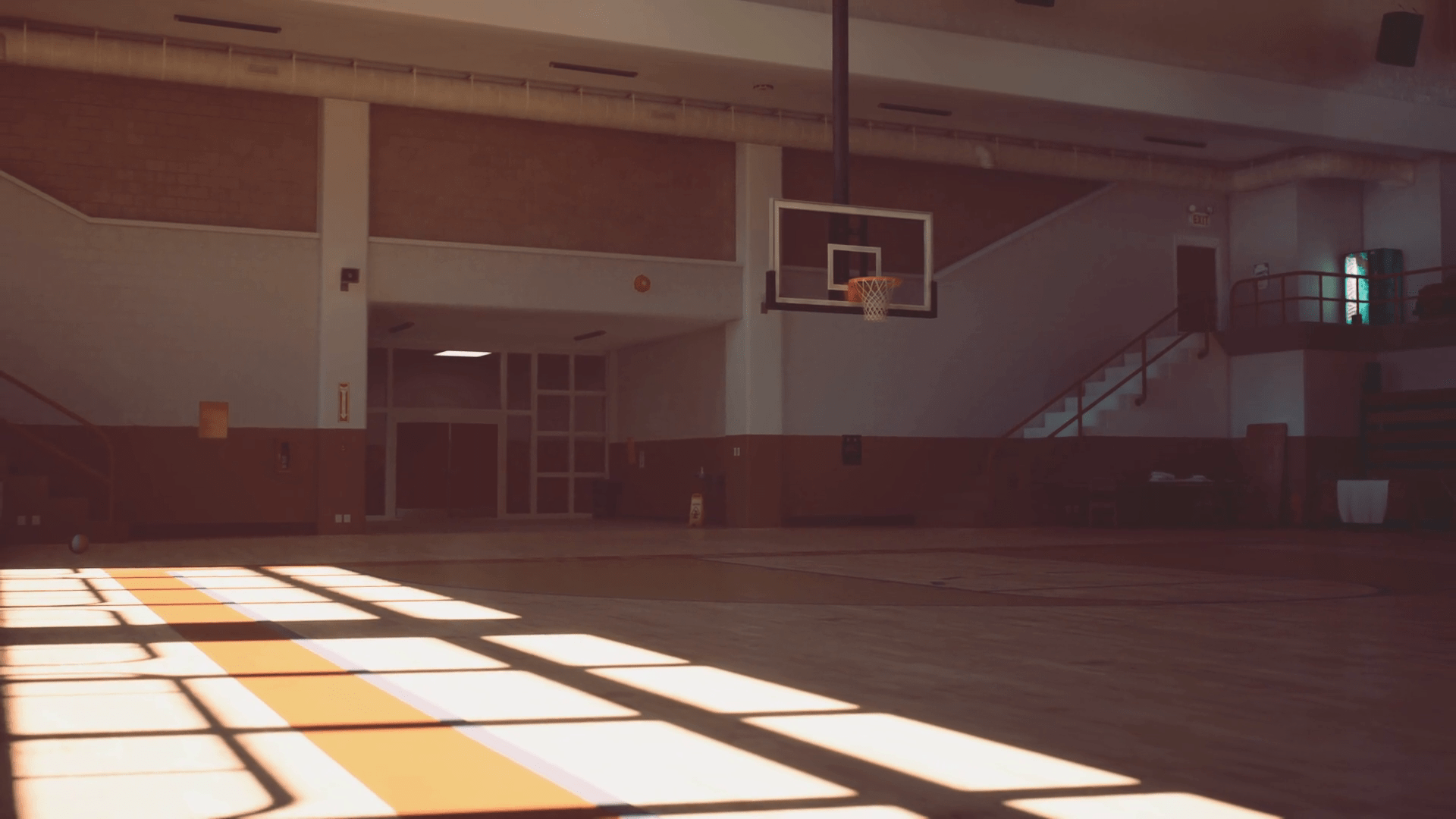 1920x1080 Download 32 Basketball Court Motion Background