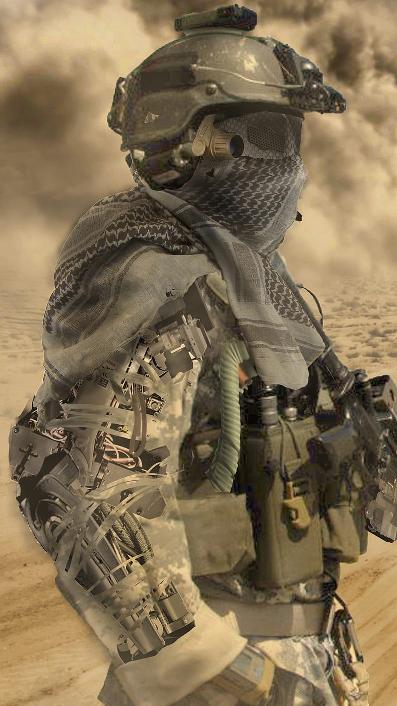 800x1423 HD futuristic soldier wallpaper
