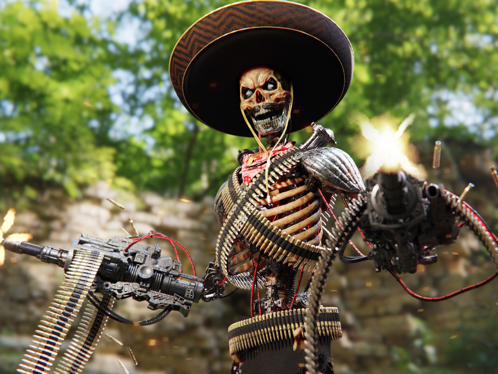 1920x1440 Mexican Revolution Cyber Soldier II
