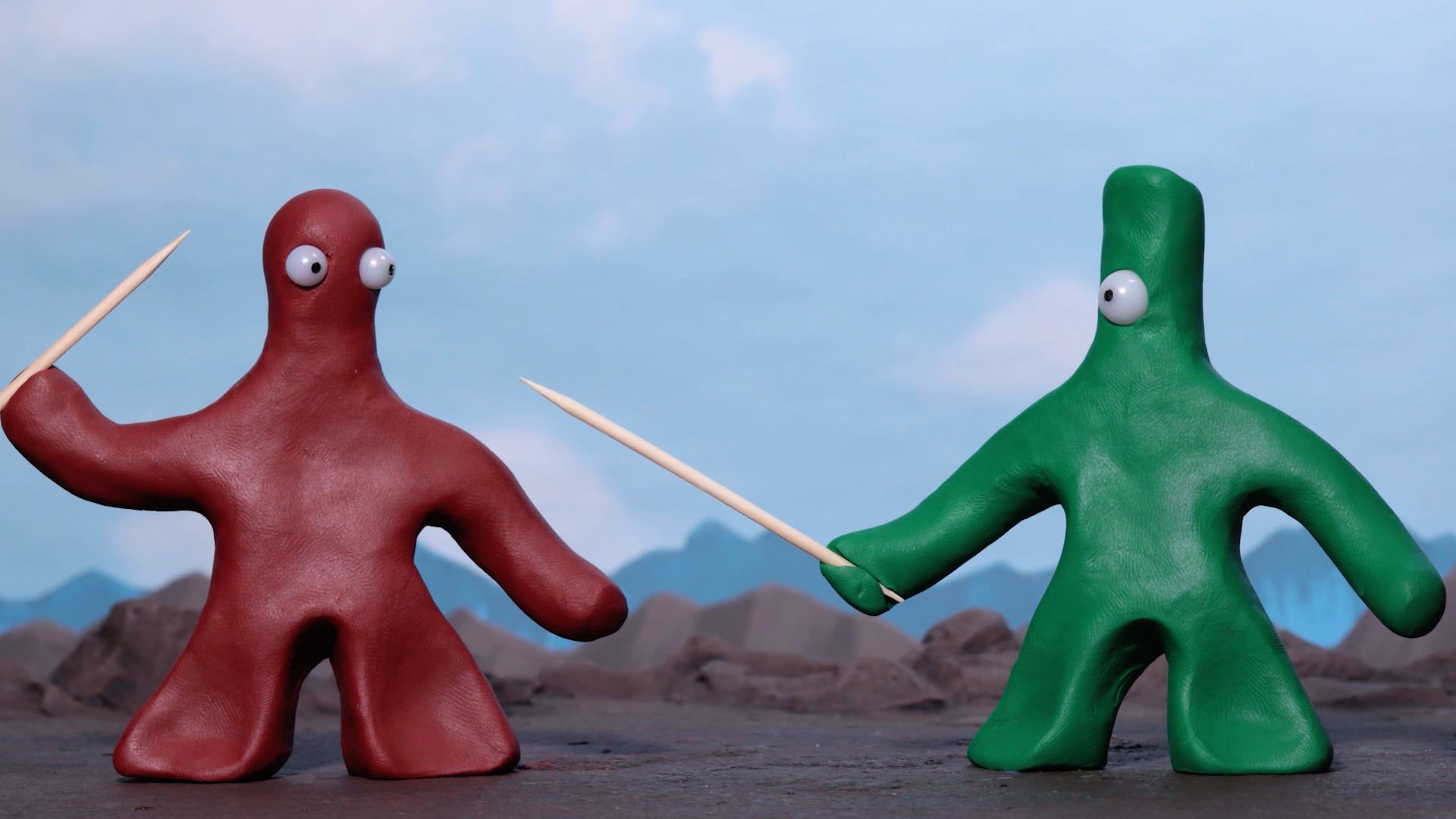1920x1080 A Dumb Claymation I Made to Practice Fight Animation