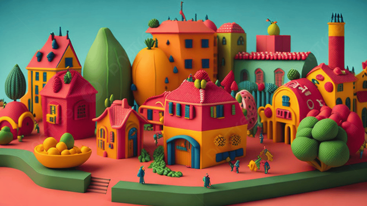 1200x675 Beautiful City Claymation Toy, Claymation, City, House Background Image And Wallpaper for Free Download