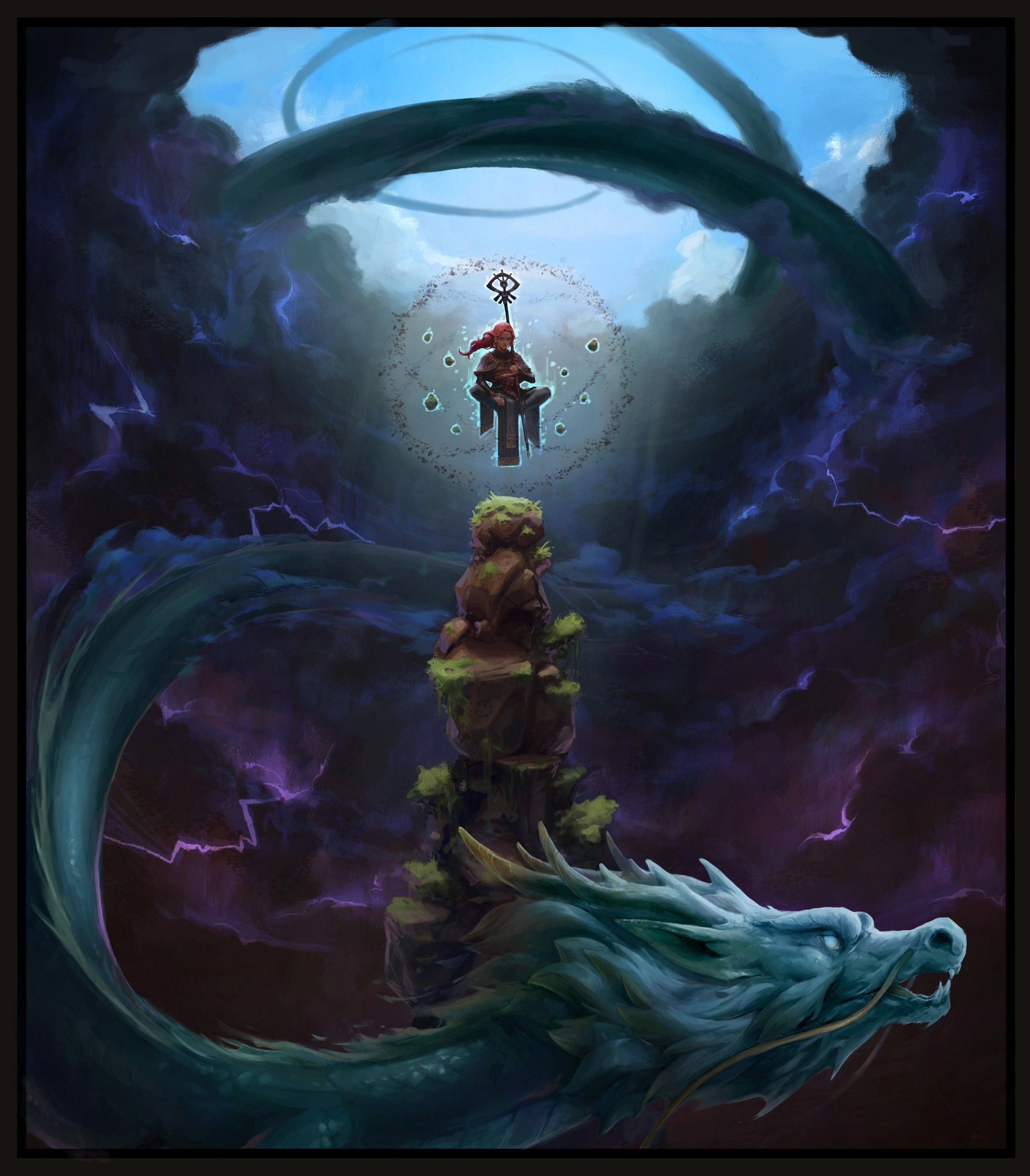 2444x2789 Magma x Huion: Eye of the Storm Competition Results