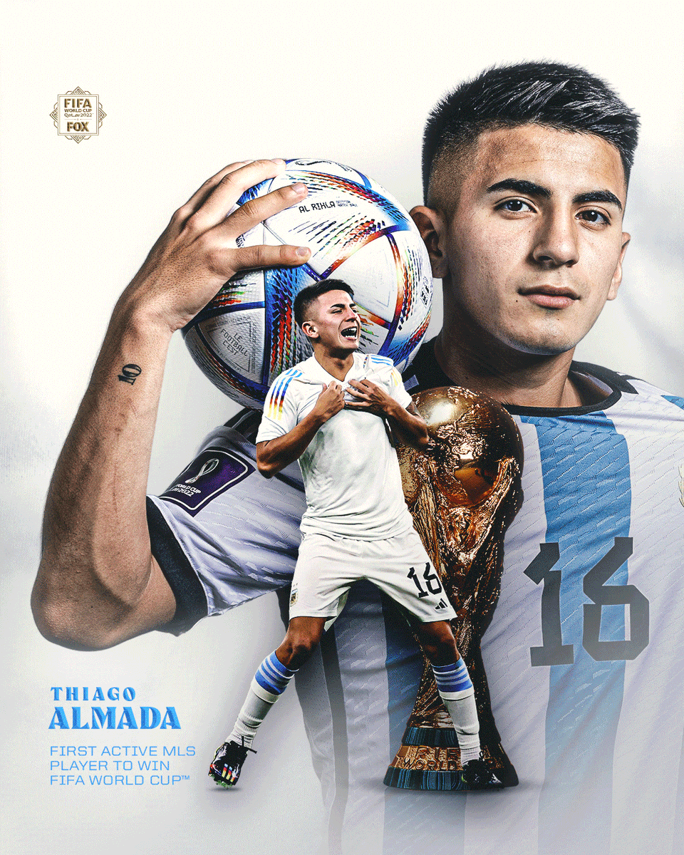 960x1200 With today's win for Argentina, Thiago Almada became the first active player to win a FIFA World Cup