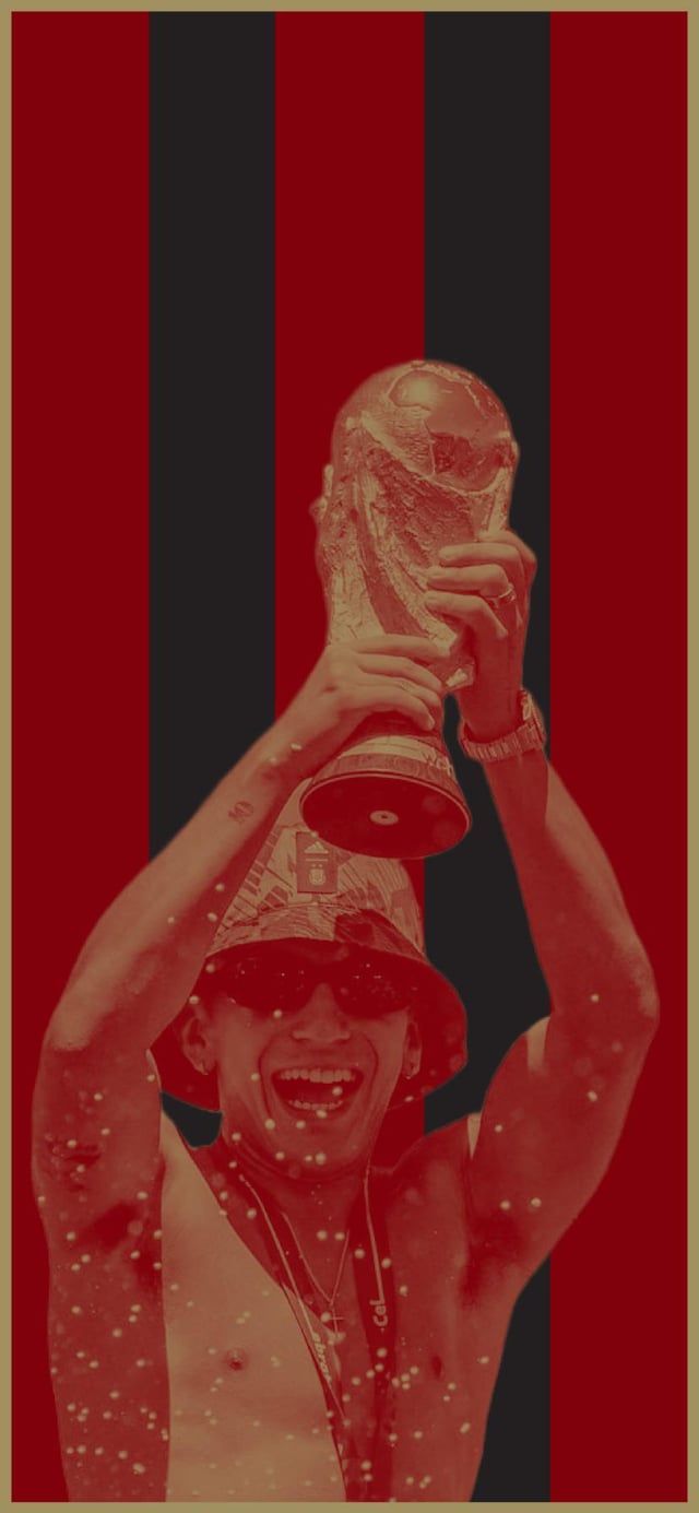 640x1385 Made yet another Thiago Almada wallpaper (World Cup)(The dots are champagne)