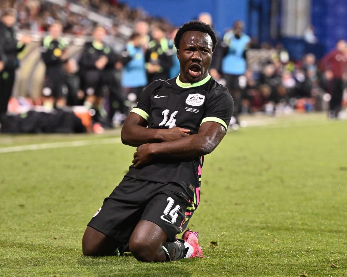 1200x960 Nestory Irankunda steals victory for Socceroos in fiery friendly against Canada. Australia national football team