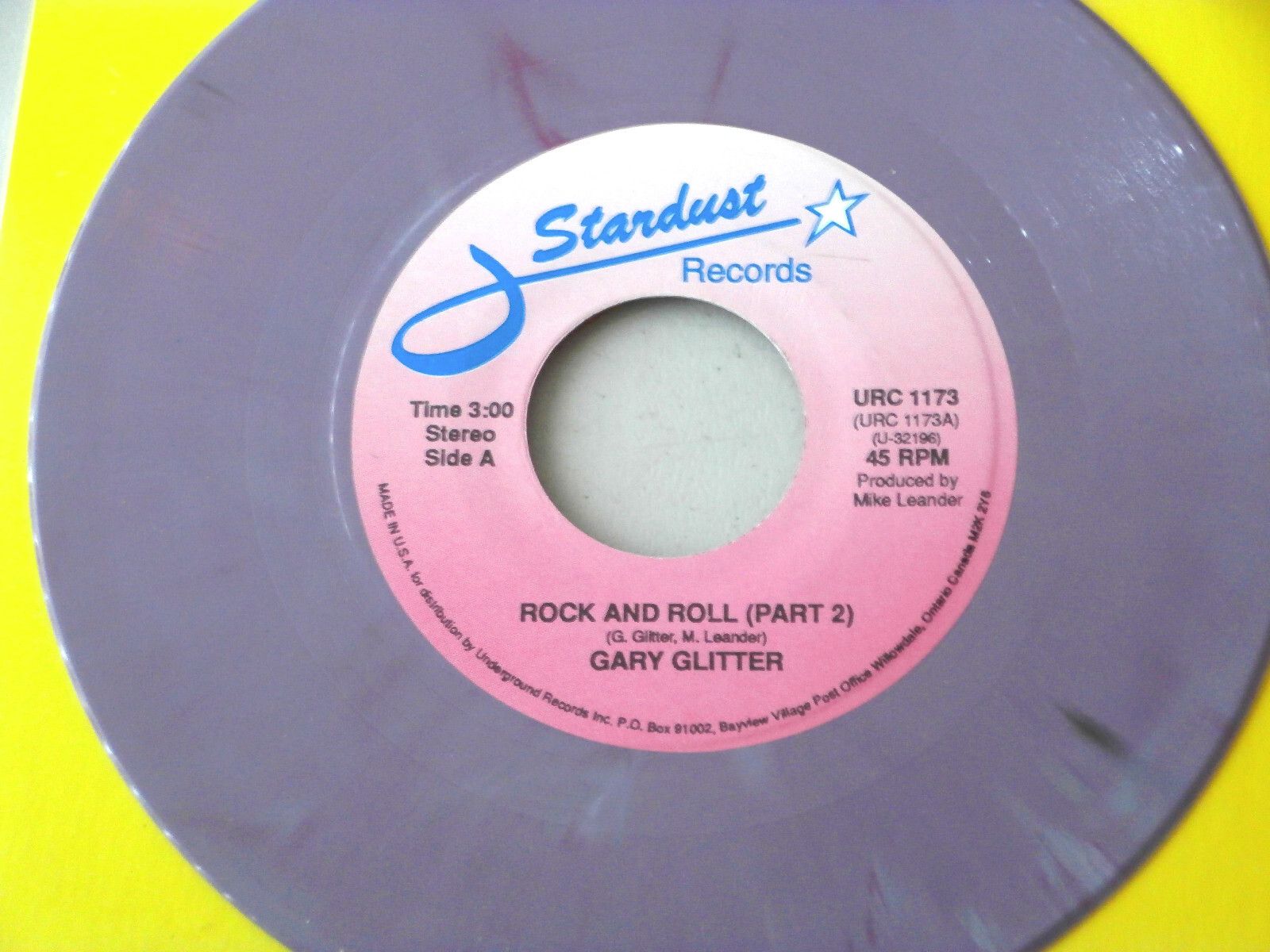 1600x1200 ROCK GARY GLITTER ROCK AND ROLL PART 2 RARE SPLASH WAX MINT COPY I DIDN'T