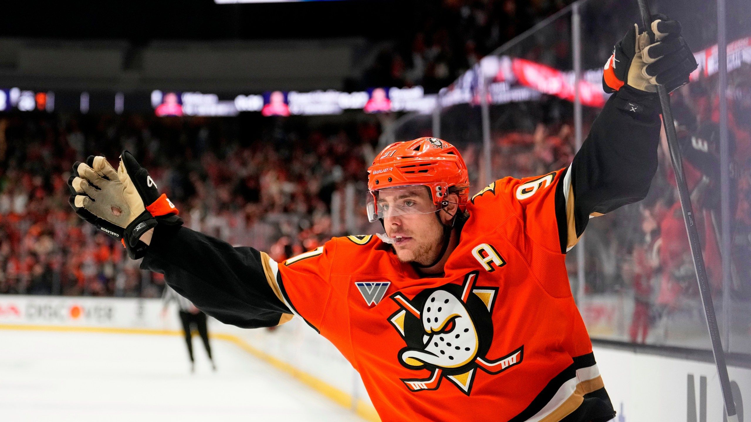 2560x1440 Flyers Sign Ducks Center Carlsson To 5 Year, $90 Million Offer Sheet; Anaheim Has 7 Days To Match
