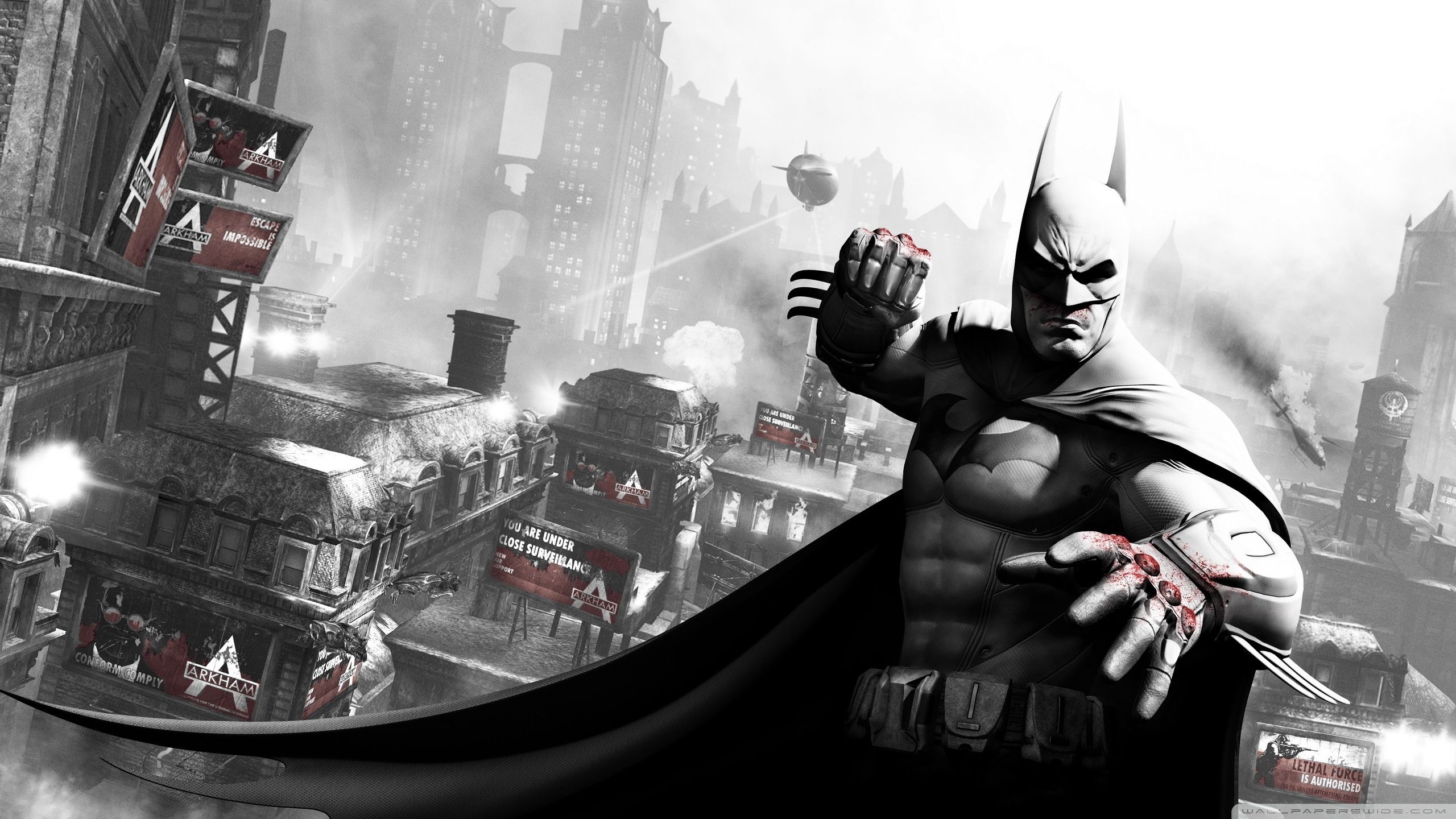 2560x1440 Arkham City Batman 4K UHD Wallpaper for UltraHD Desktop and TV : Smartphone and Tablet Devices