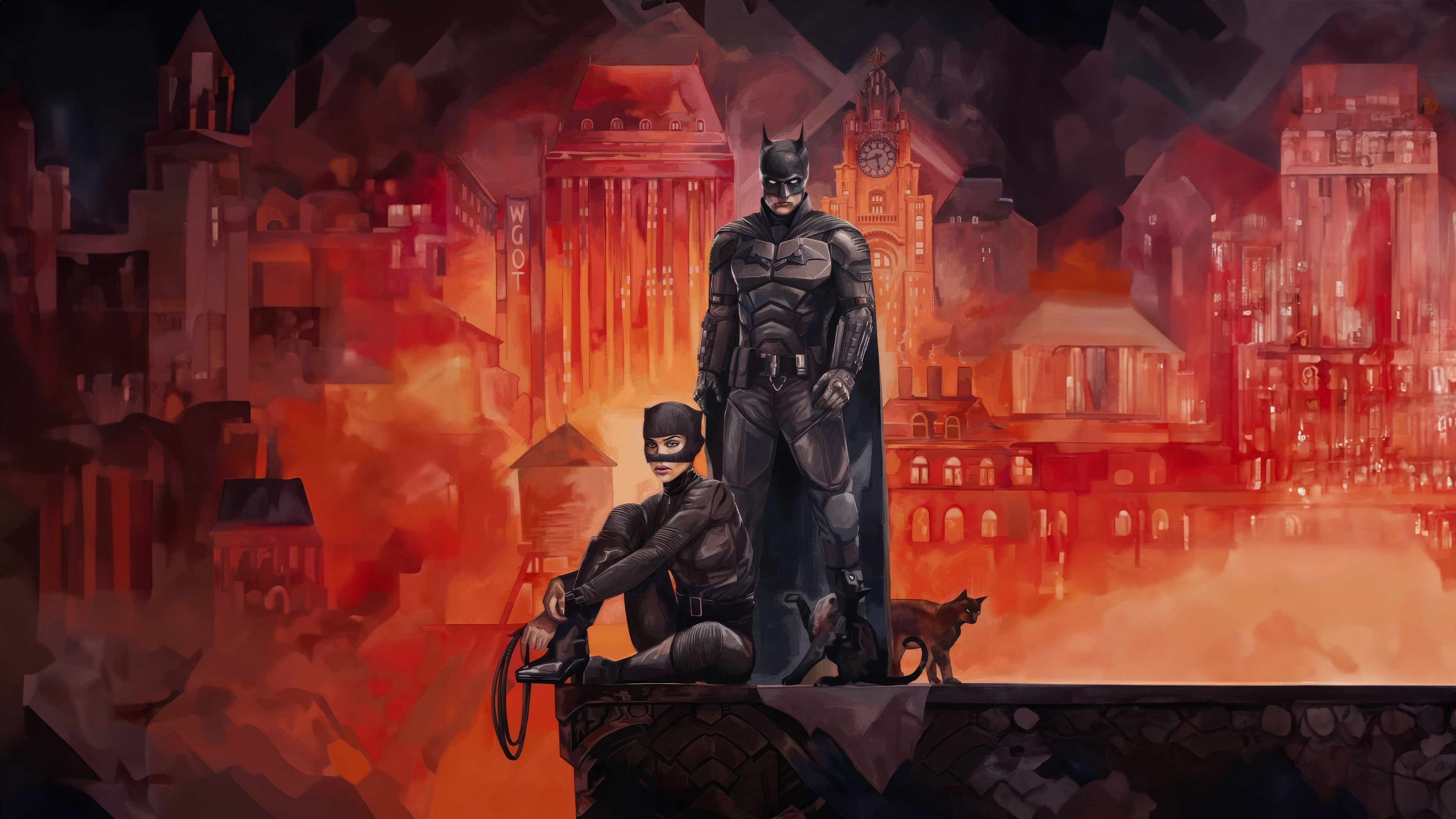 3840x2160 The Batman HD Wallpaper and 4K Background