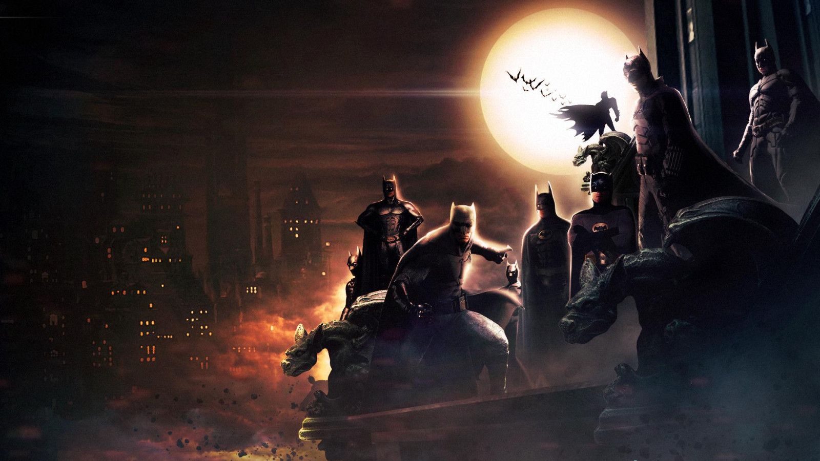 1600x900 Batman Caped Crusader TV Series Background Wallpaper