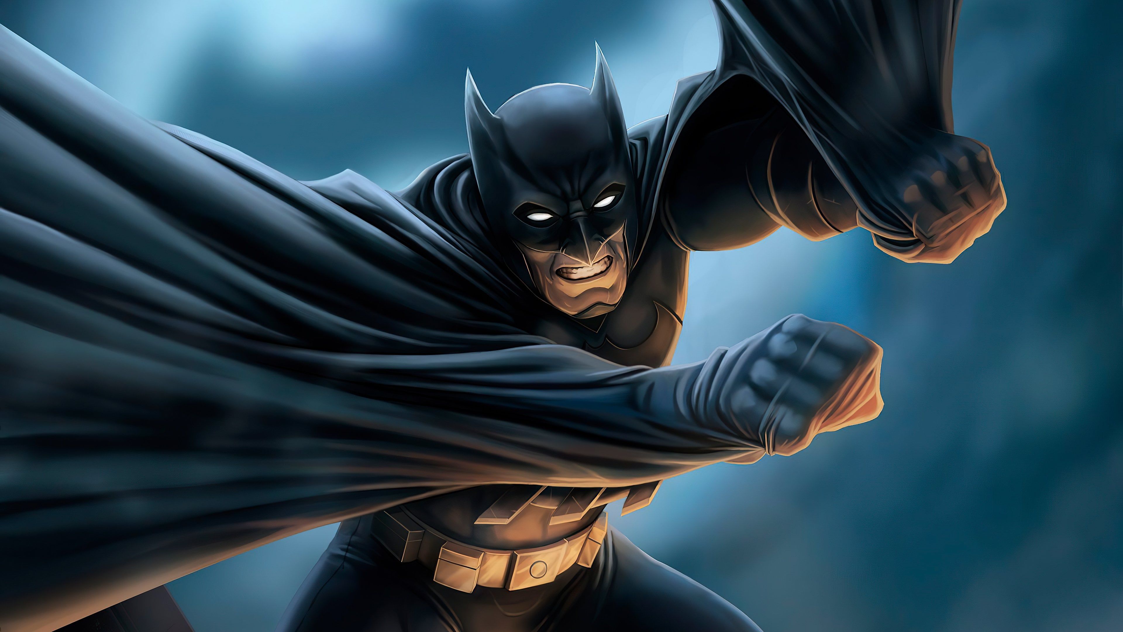 3840x2160 Batman Punch 4k Wallpaper