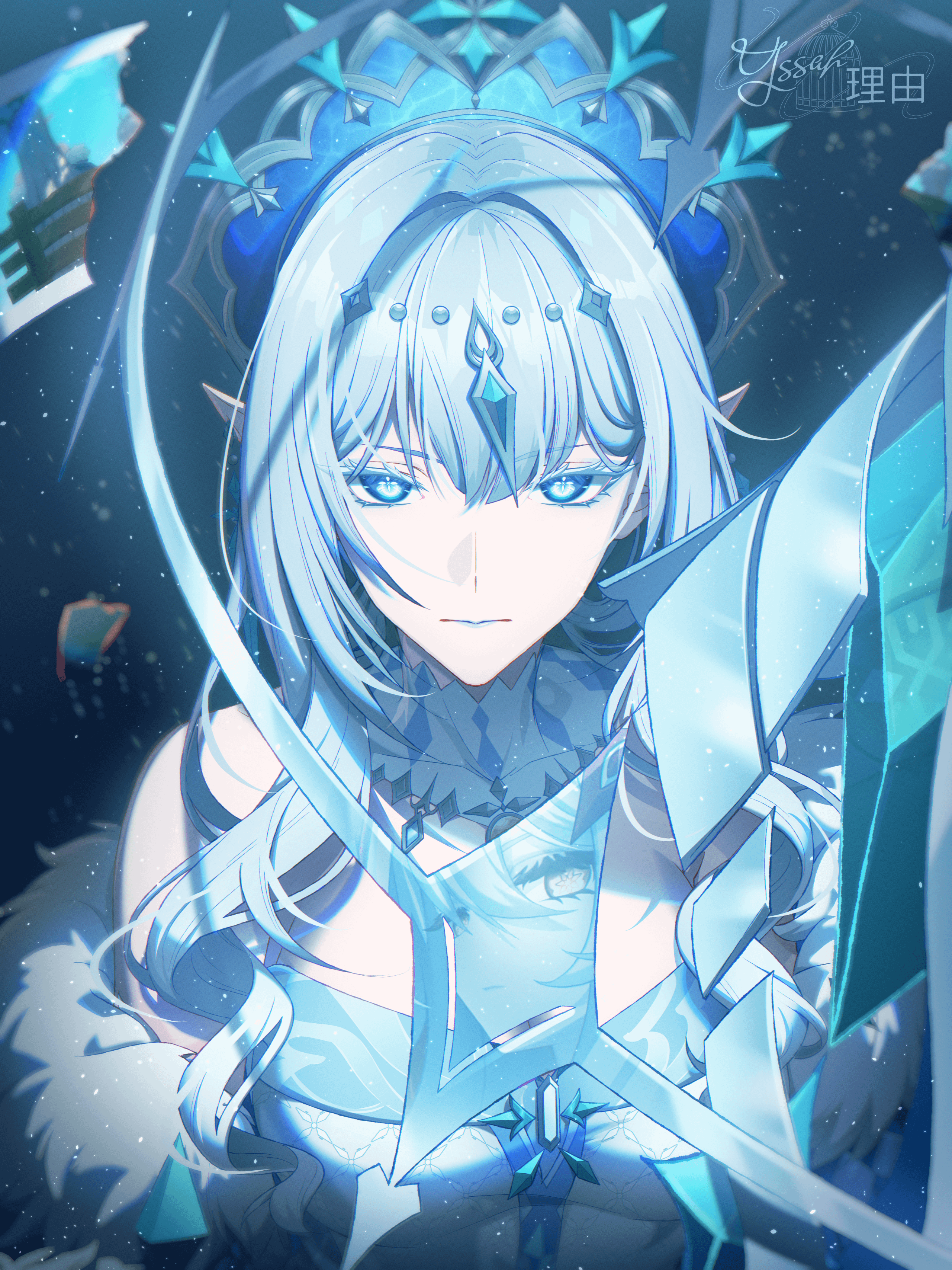 2560x3413 Tsaritsa fanart that I drew for her reveal!!