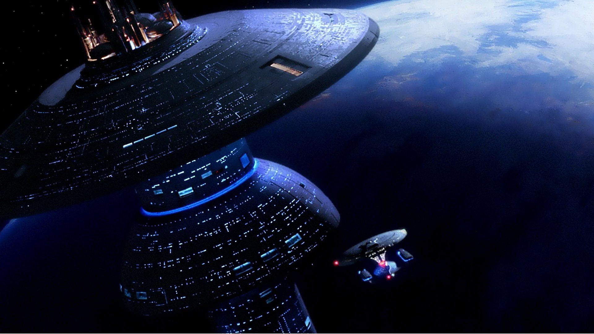 1920x1080 Enterprise D heading to space dock 01 Comics