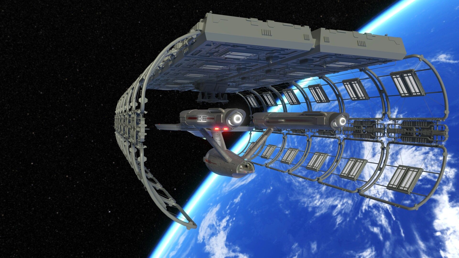 1920x1080 Spacedock Scene