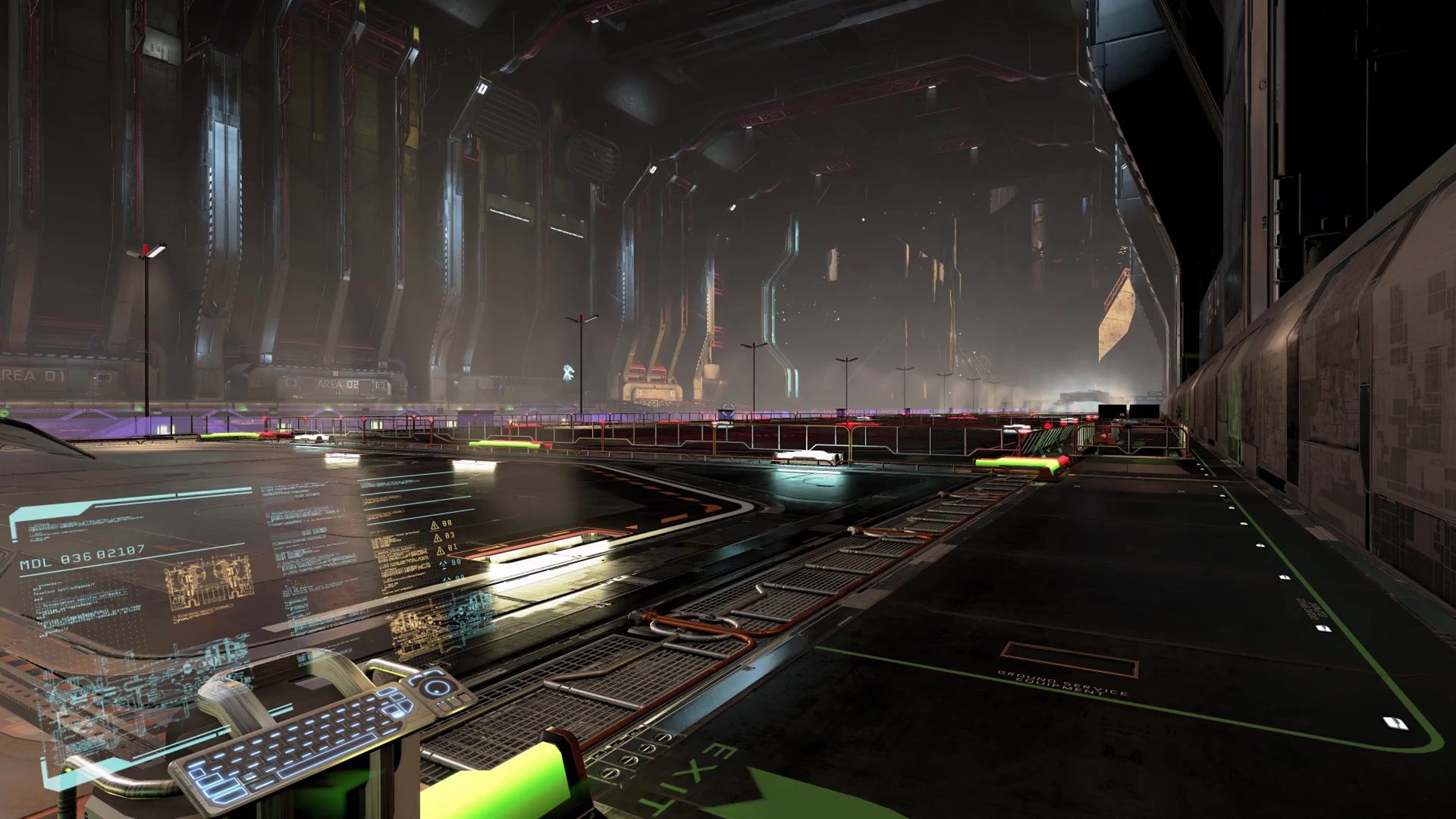1920x1080 Space Station's Dock Live Wallpaper