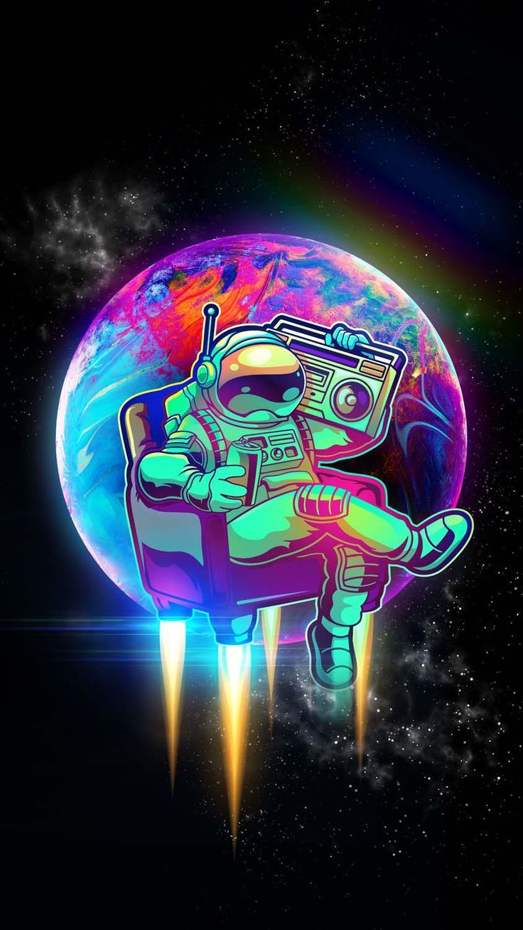 736x1308 Space and Chill iPhone Wallpaper HD
