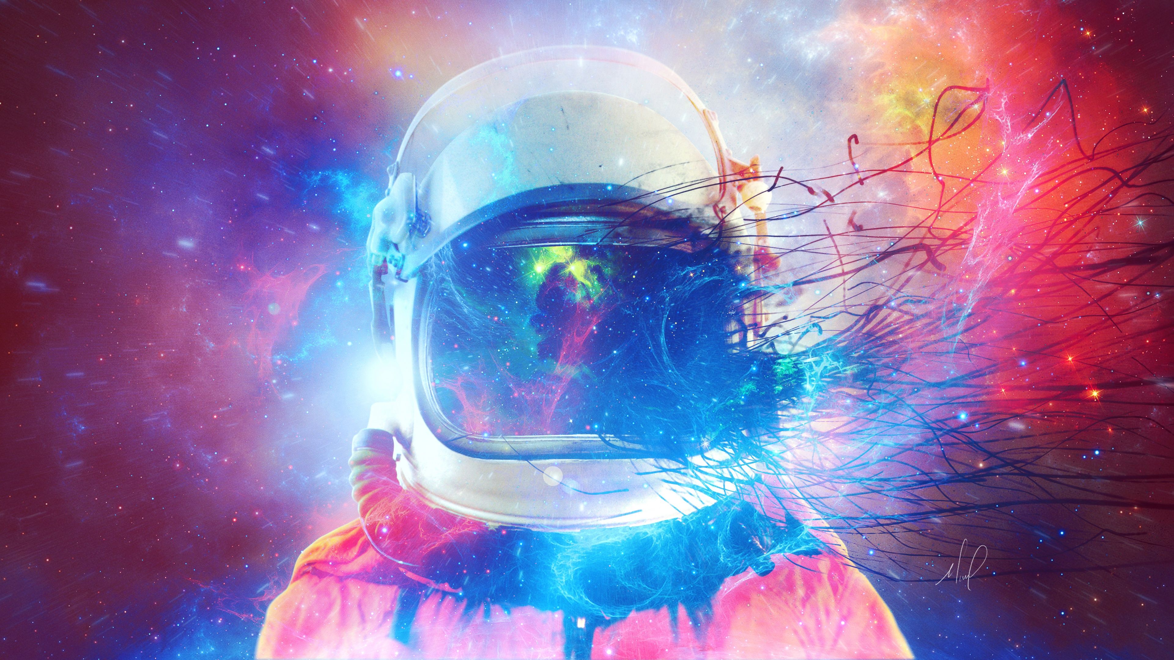 3840x2160 Astronaut Wallpaper 4K