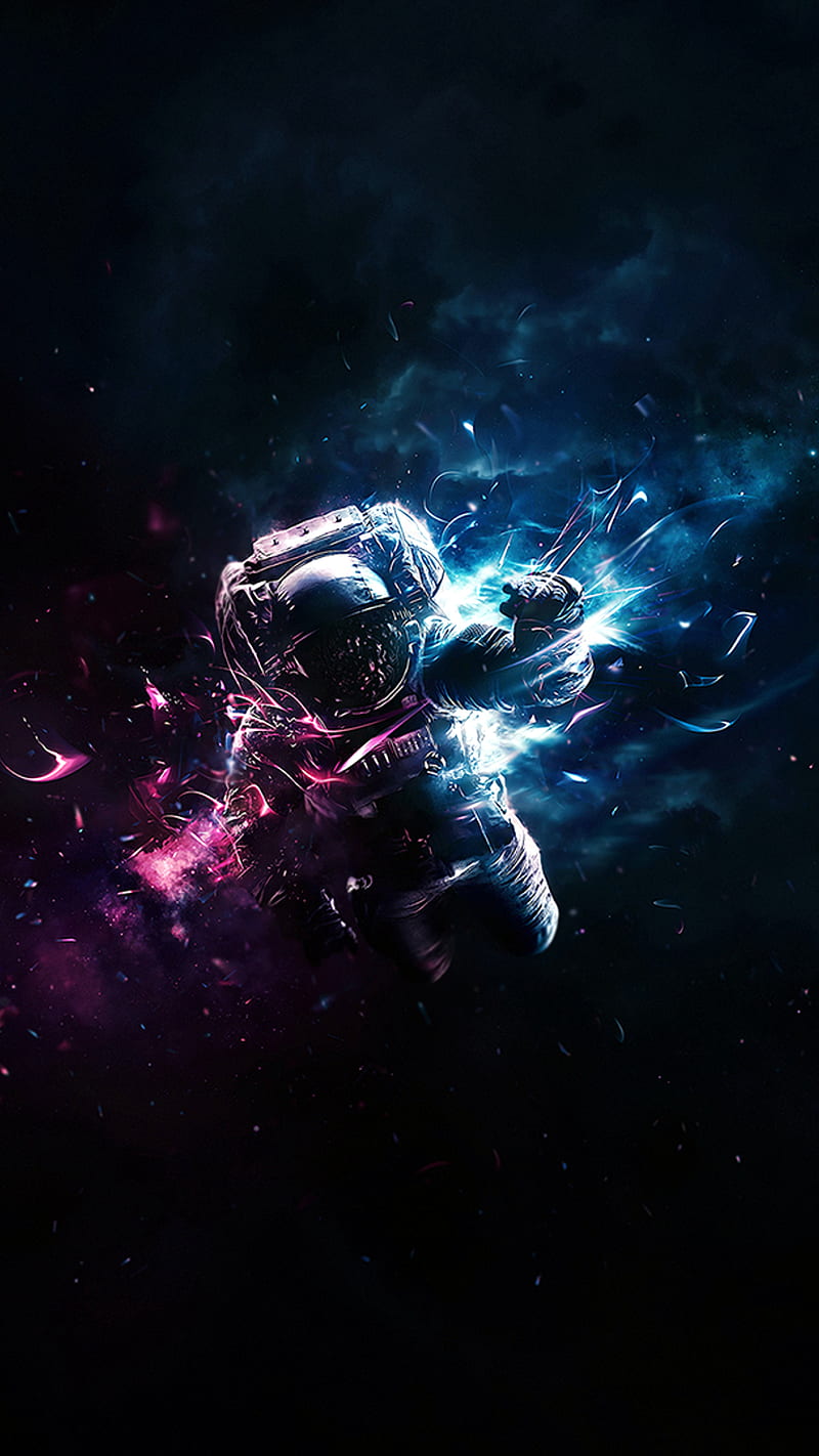 800x1422 HD astronaut wallpaper