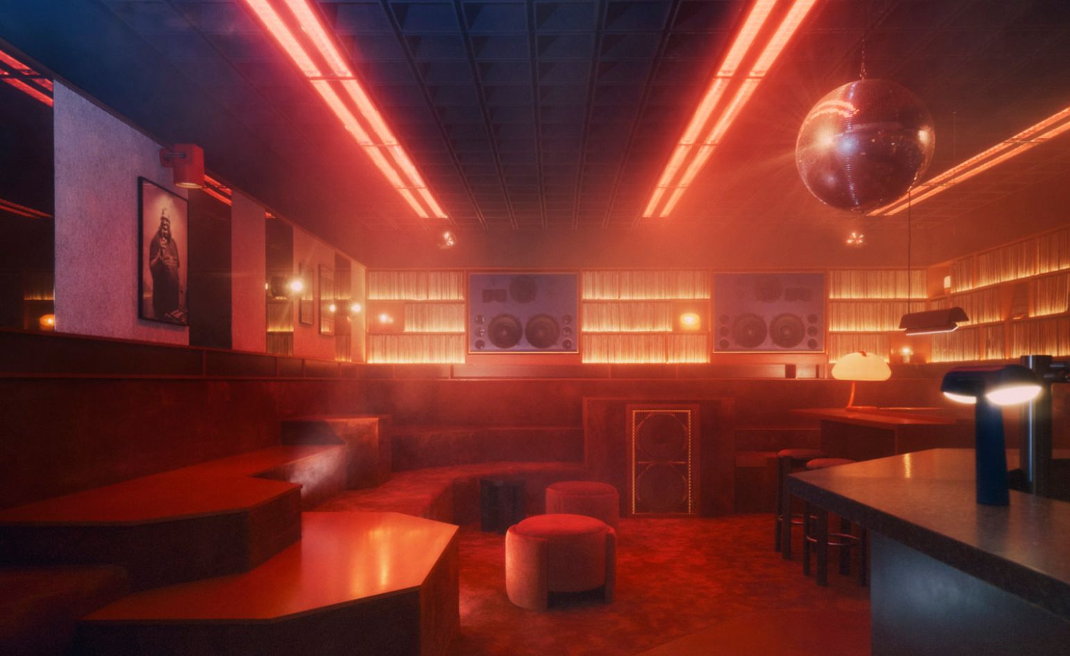 1540x944 Melbourne's new record bar is a study in retro futurism. Wallpaper*