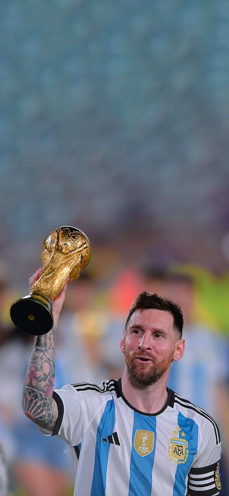 736x1593 Lionel Messi Wallpaper. Messi Argentina. Leo Messi 4k. Messi world cup HD wallpaper, Messi with world cup wallpaper, Lionel messi with world cup