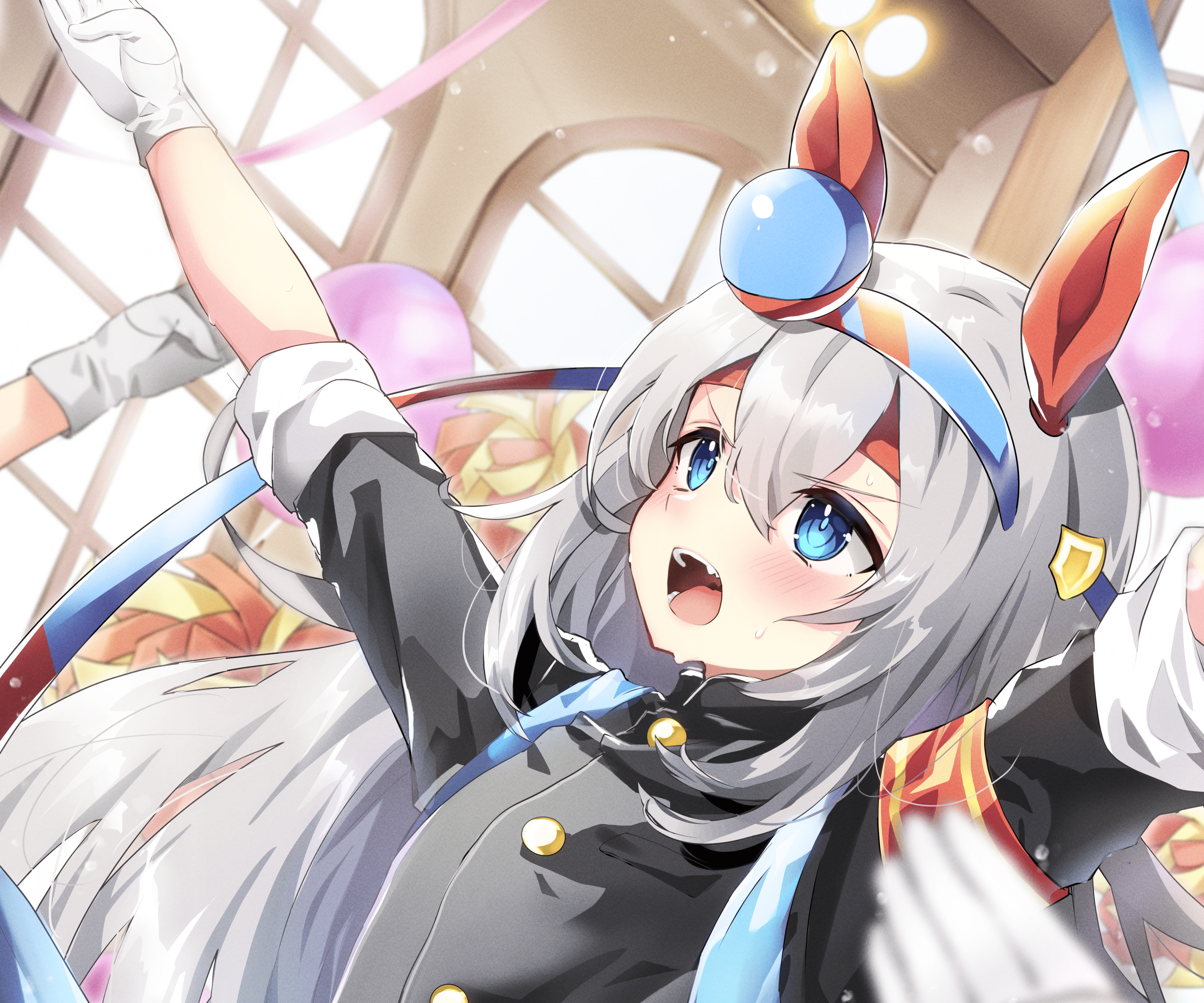 3718x3098 Download Tamamo Cross Anime Uma Musume: Pretty Derby HD Wallpaperx3098