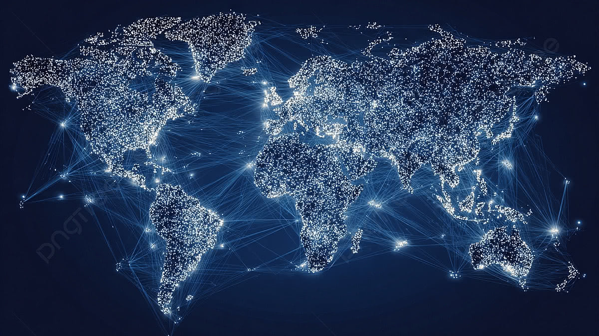 1200x673 Shine World Map Network Blue, Map, Glow, Technology Background Image And Wallpaper for Free Download