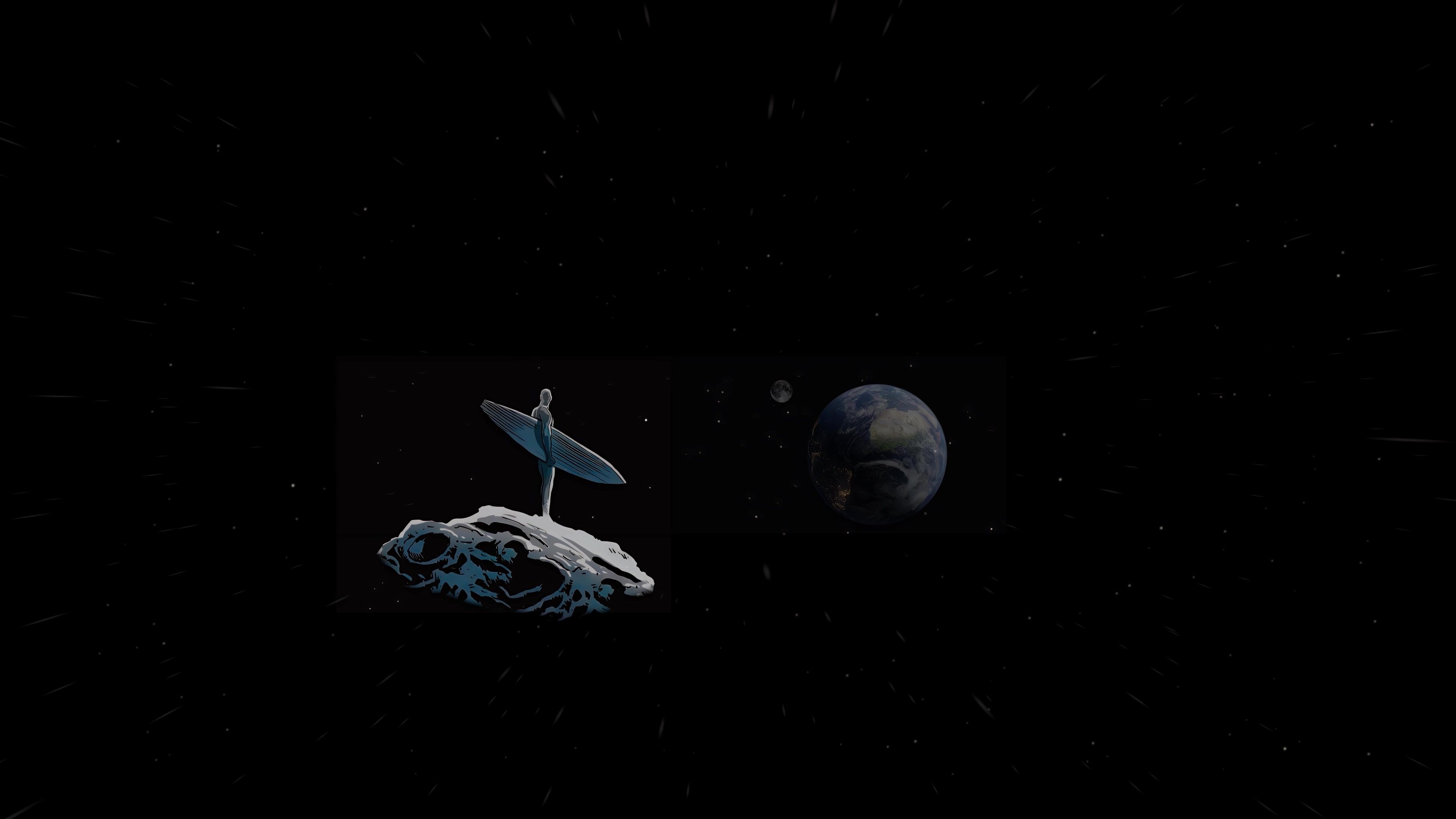 3840x2160 Silver Surfer Eternal Drift Live Wallpaper