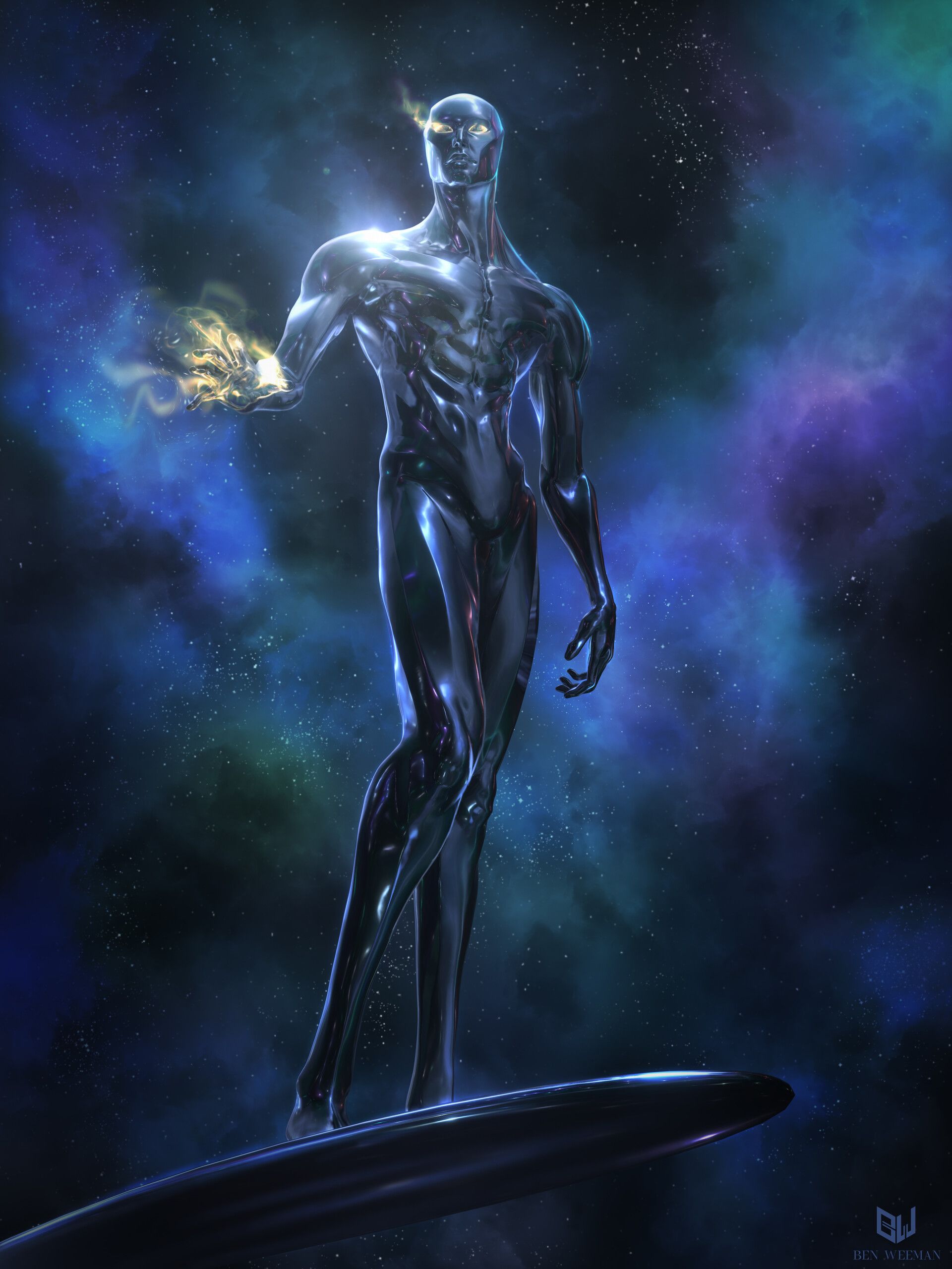 1920x2560 Silver Surfer Design (Fan Art)