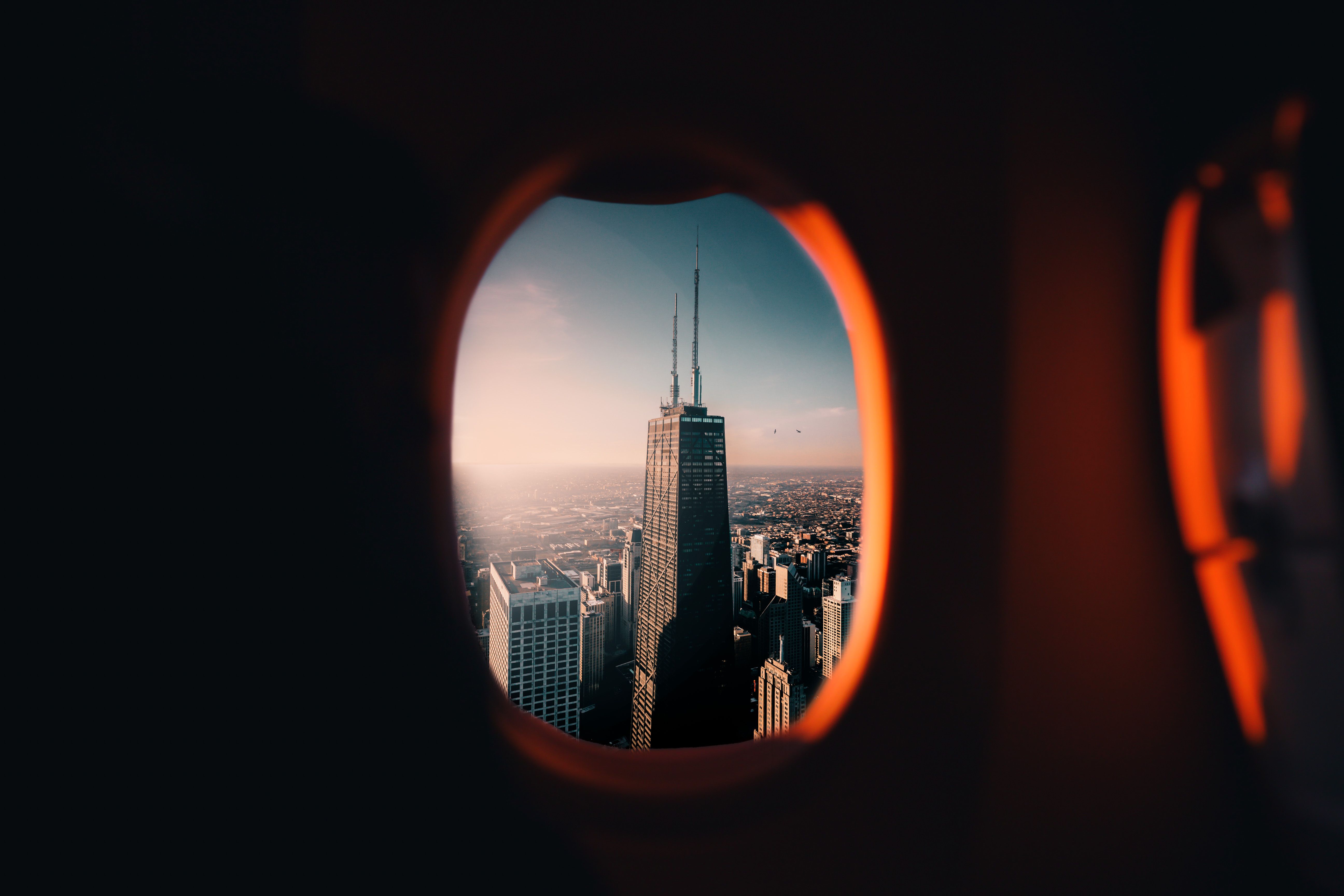 5184x3456 Looking Through a Aircraft Window · Free