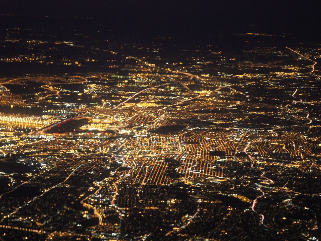 1024x768 Window Seat: A Golden New York City Seen from Above. Condé Nast Traveler