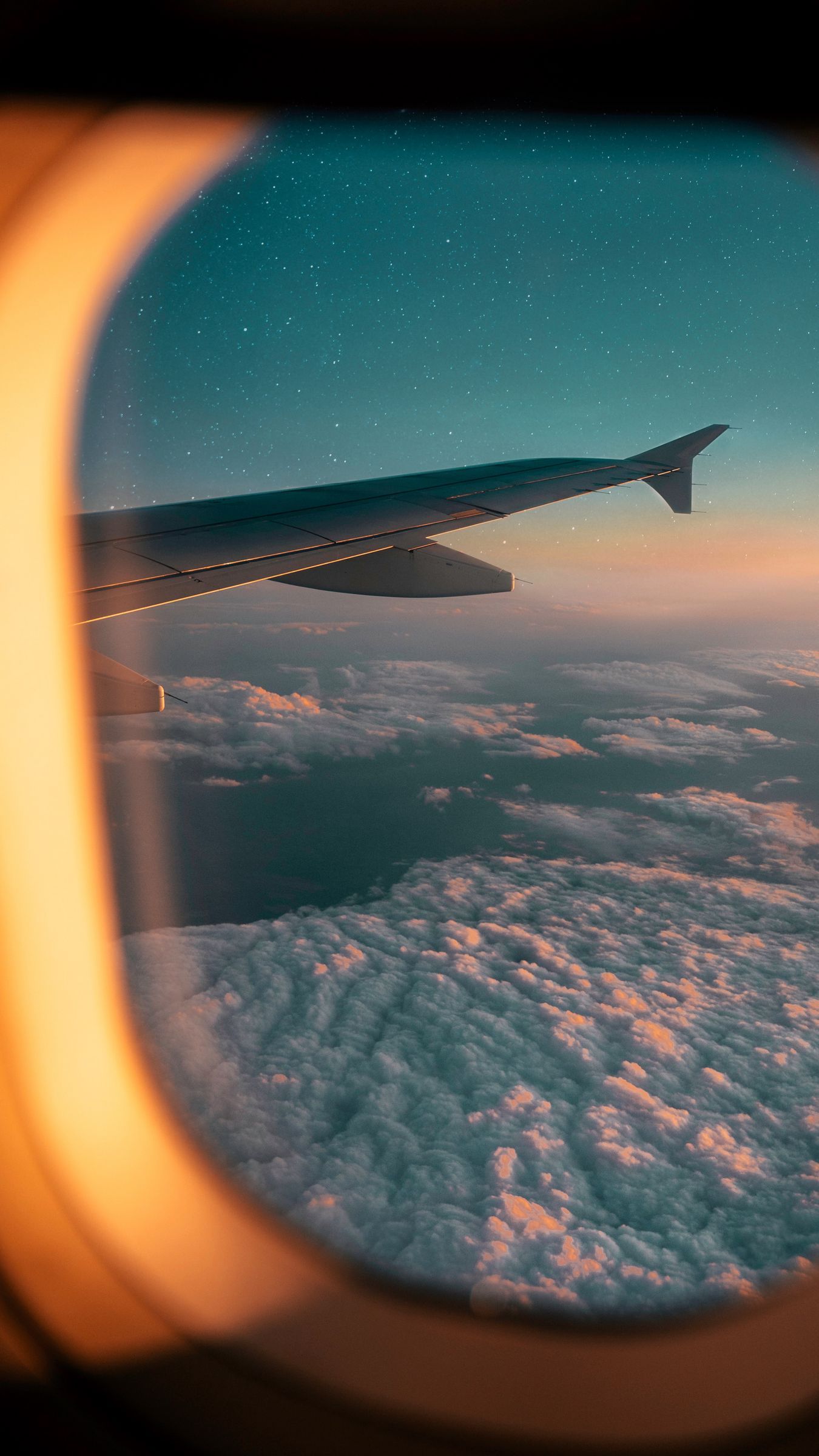 1350x2400 Aeroplane Window Wallpaper