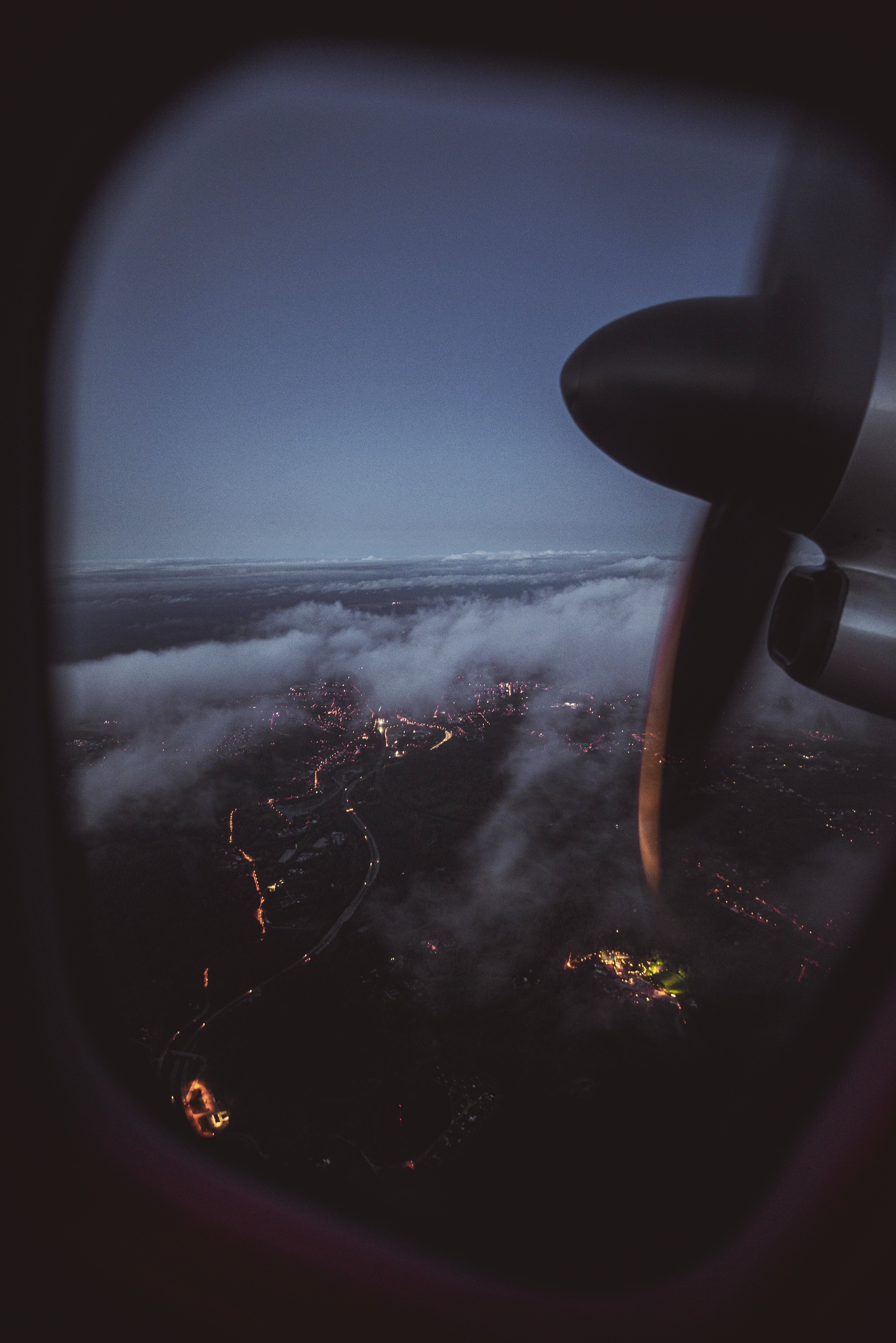 4016x6016 Download wallpaper 4016x6016 airplane, window, porthole, overview, view HD background