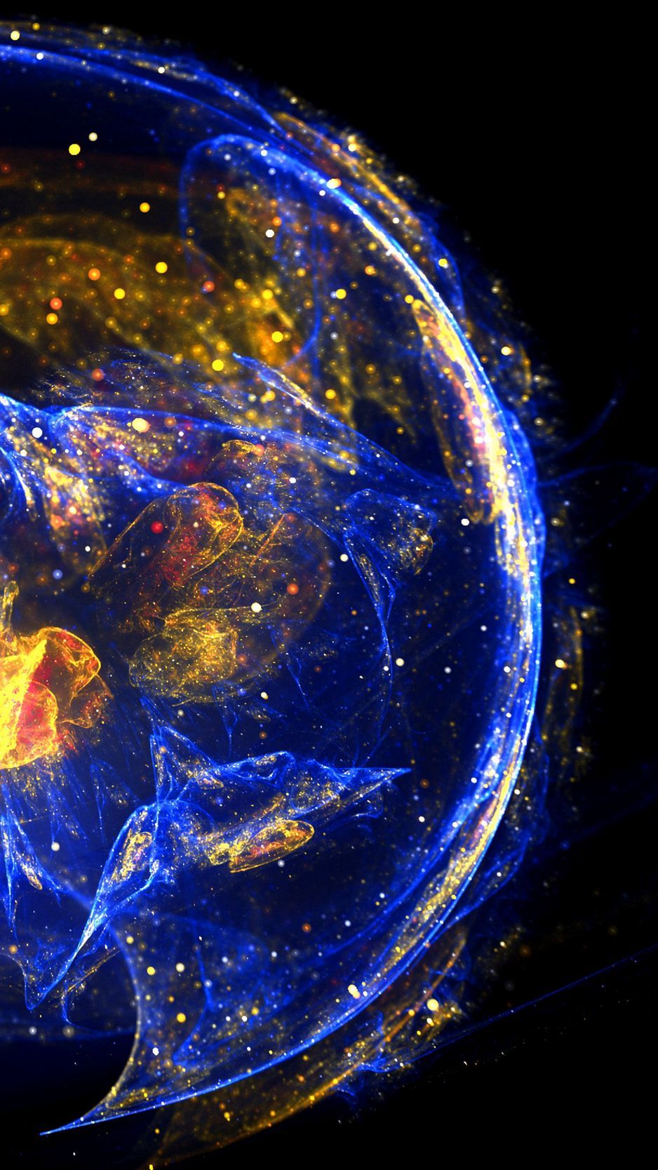 938x1668 Download Wallpaper 938x1668 Ball, Glitter, Glow, Plasma, Energy, Sparks, Bright Iphone 8 7 6s 6 For Parallax HD Background