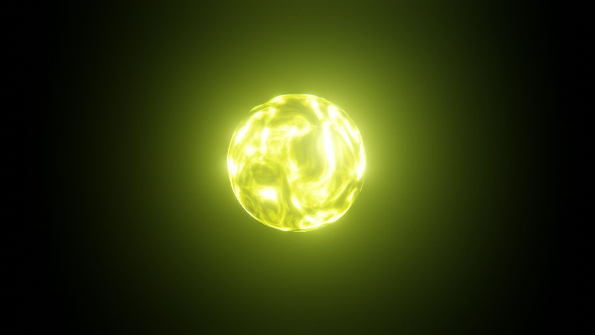 1920x1080 Energy Balls 3D Model Animation