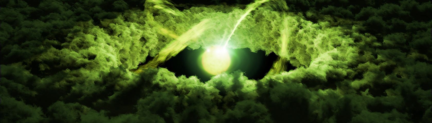 1680x480 Green Energy Ball • Image • WallpaperFusion by Binary Fortress Software