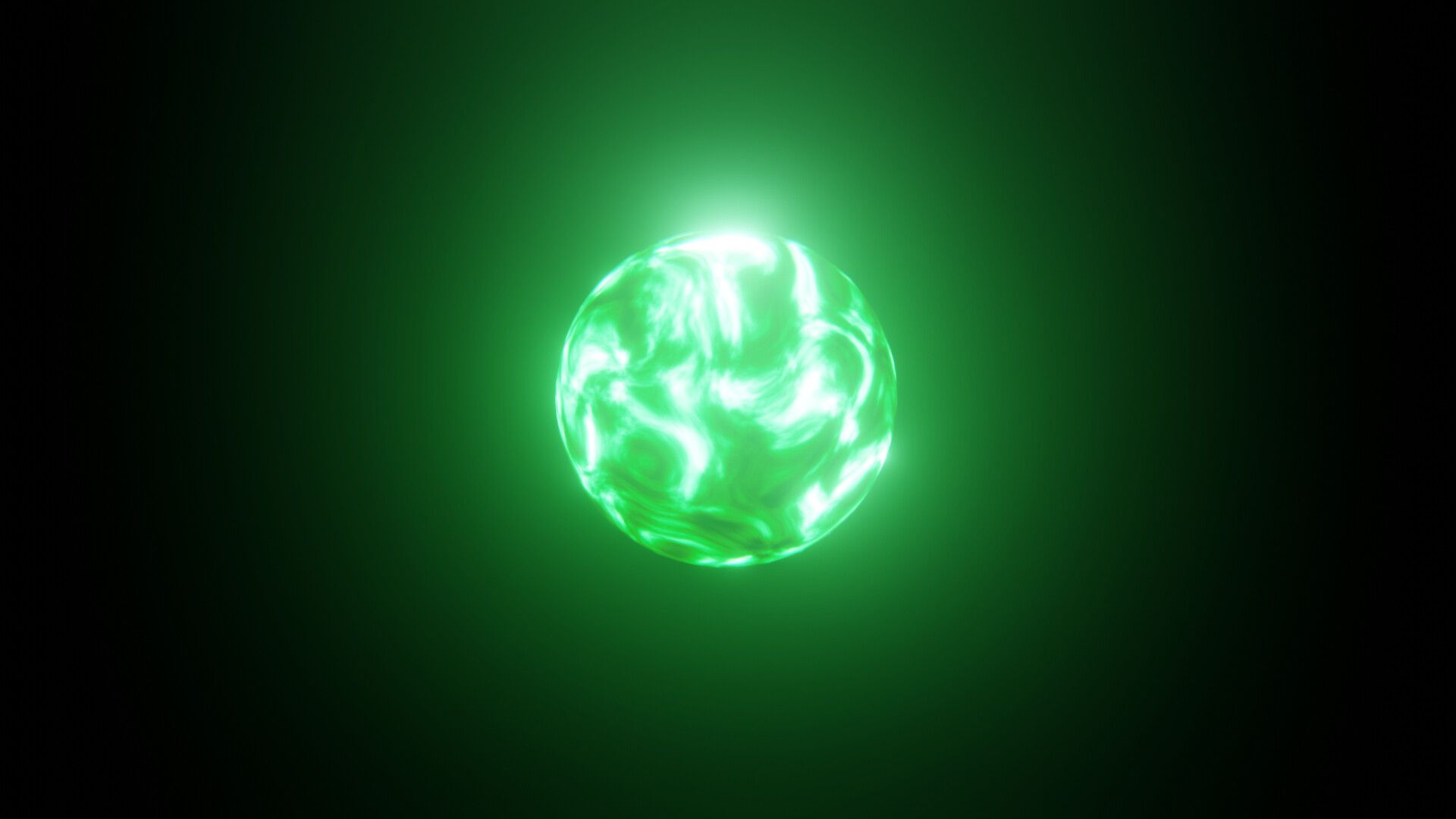 1920x1080 Energy Balls 3D Model Animation