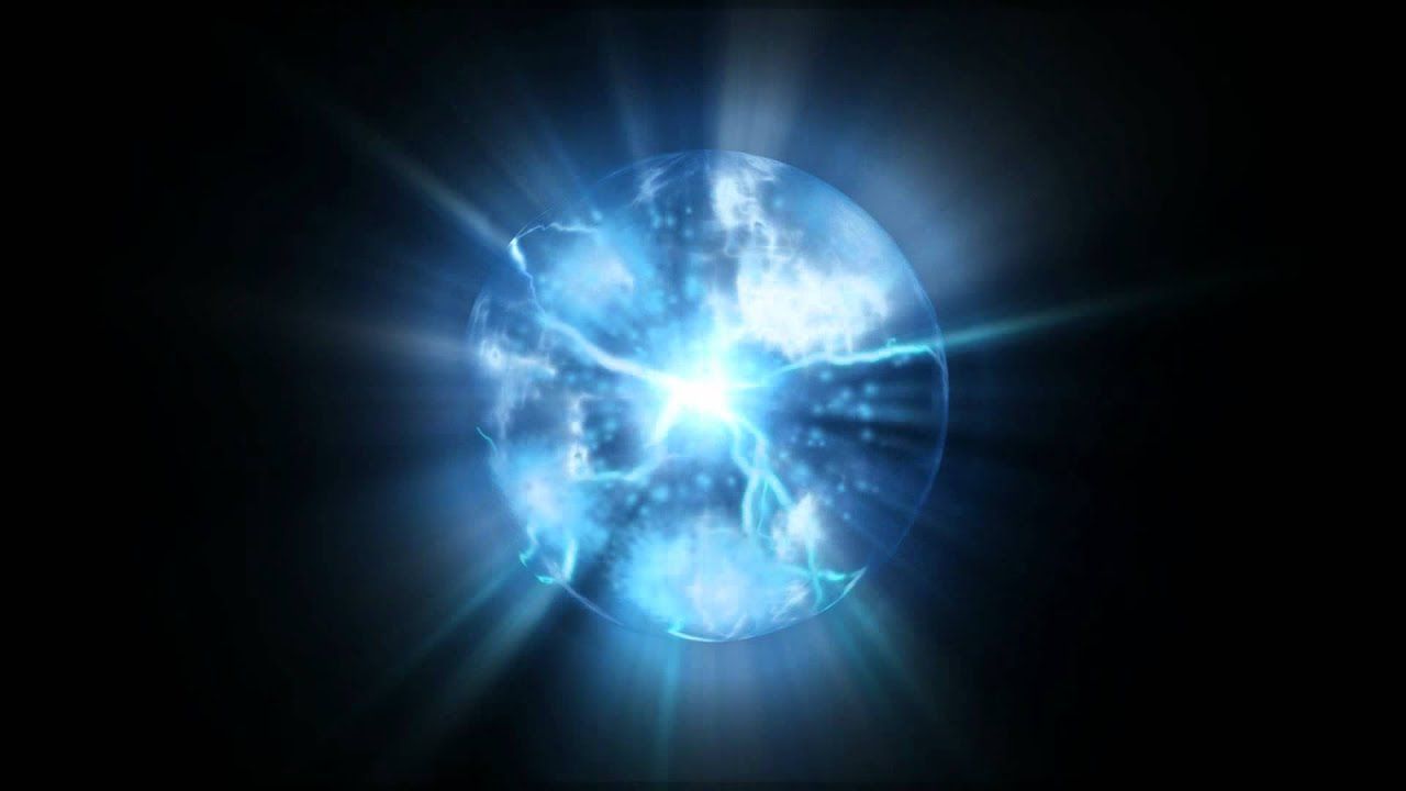 1280x720 Blue Energy Ball