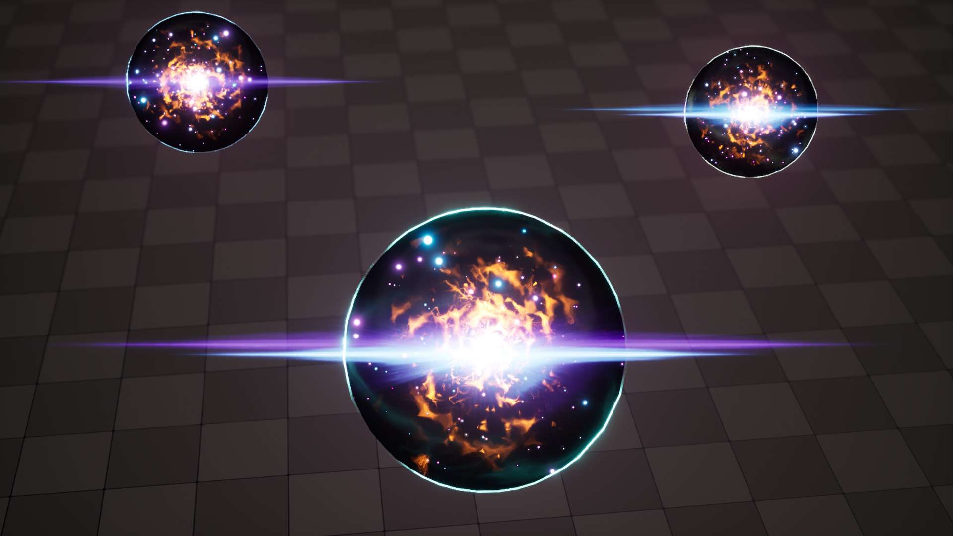 1920x1080 Energy Ball in Unreal Engine 5.5 Niagara