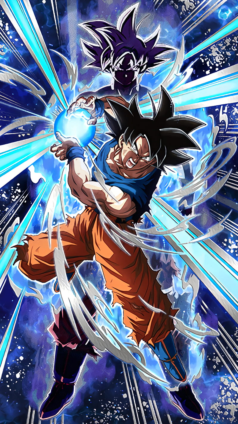 800x1422 HD goku energy wallpaper