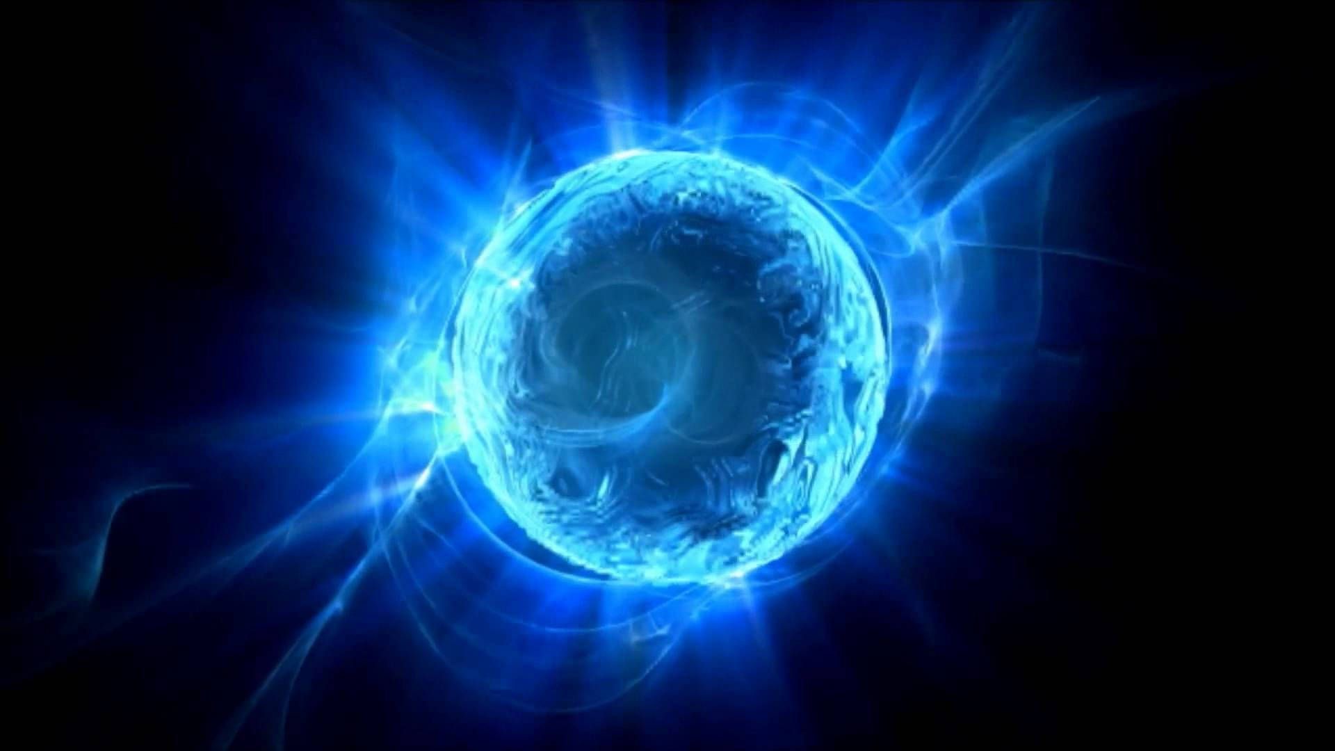 1920x1080 Download Glowing Blue Orb Chakra Wallpaper